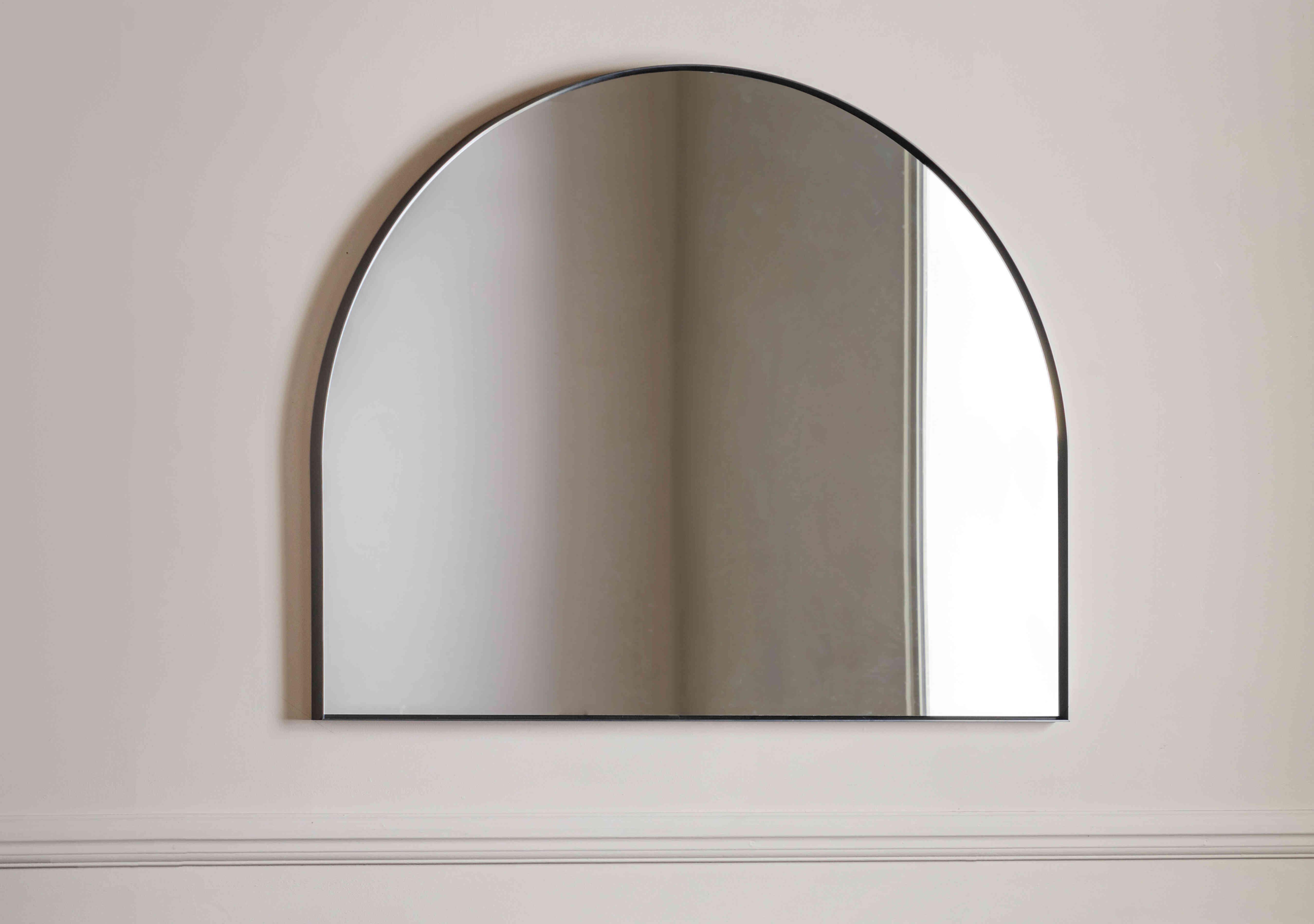 Heston Overmantle Mirror in  on Furniture Village
