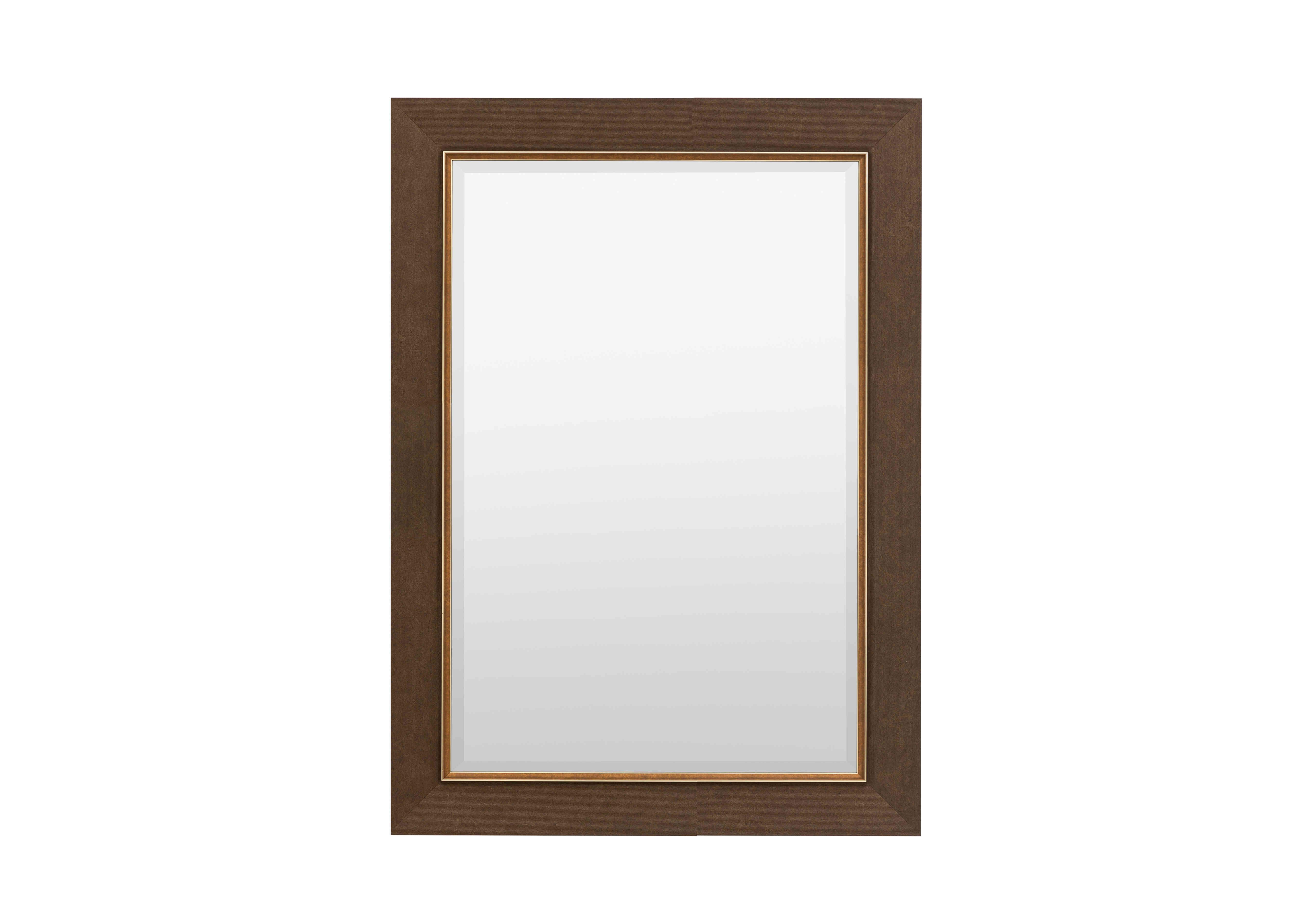 Kanara Rectangle Mirror in Bronze on Furniture Village