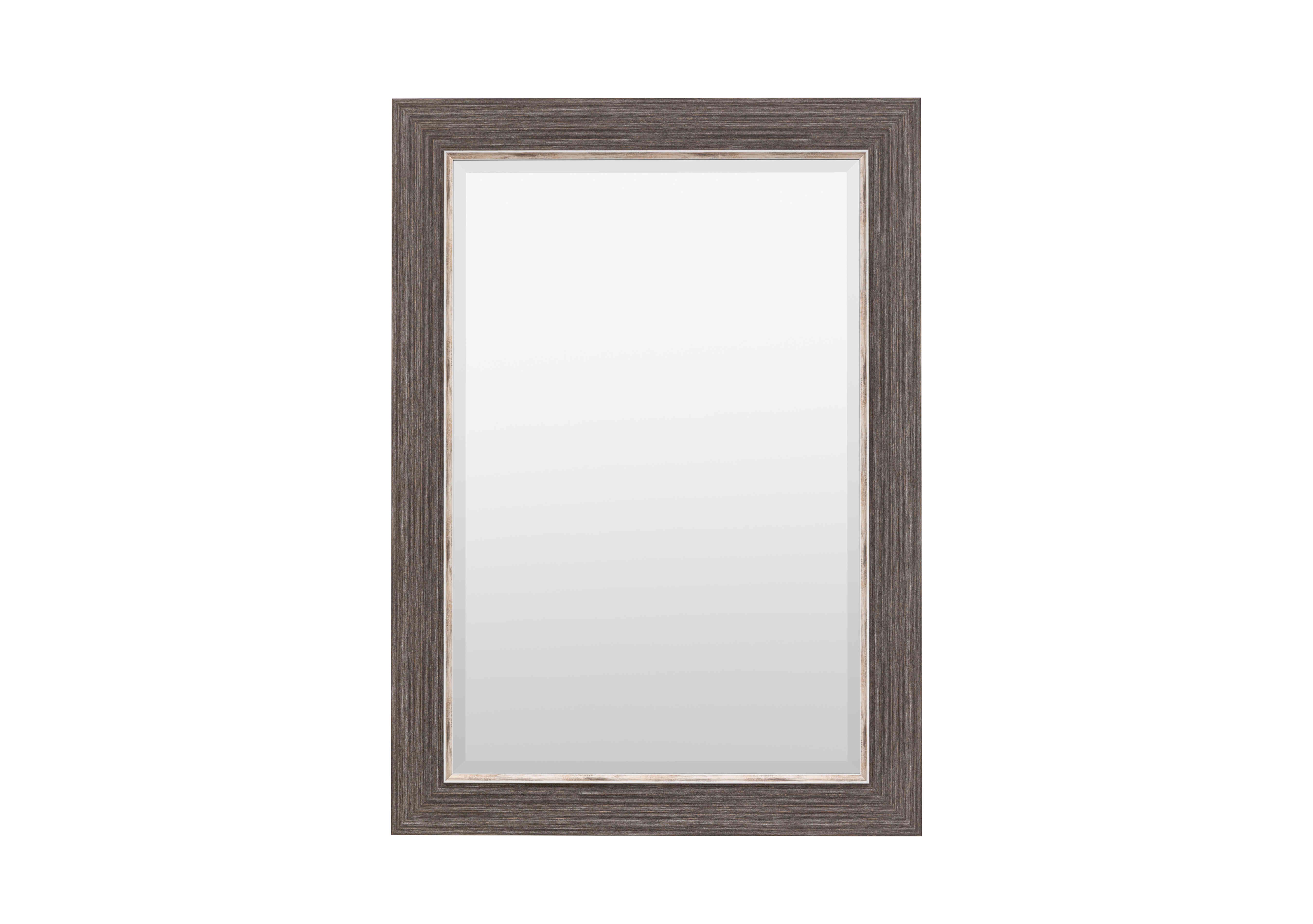 Kanara Rectangle Mirror in Pewter on Furniture Village