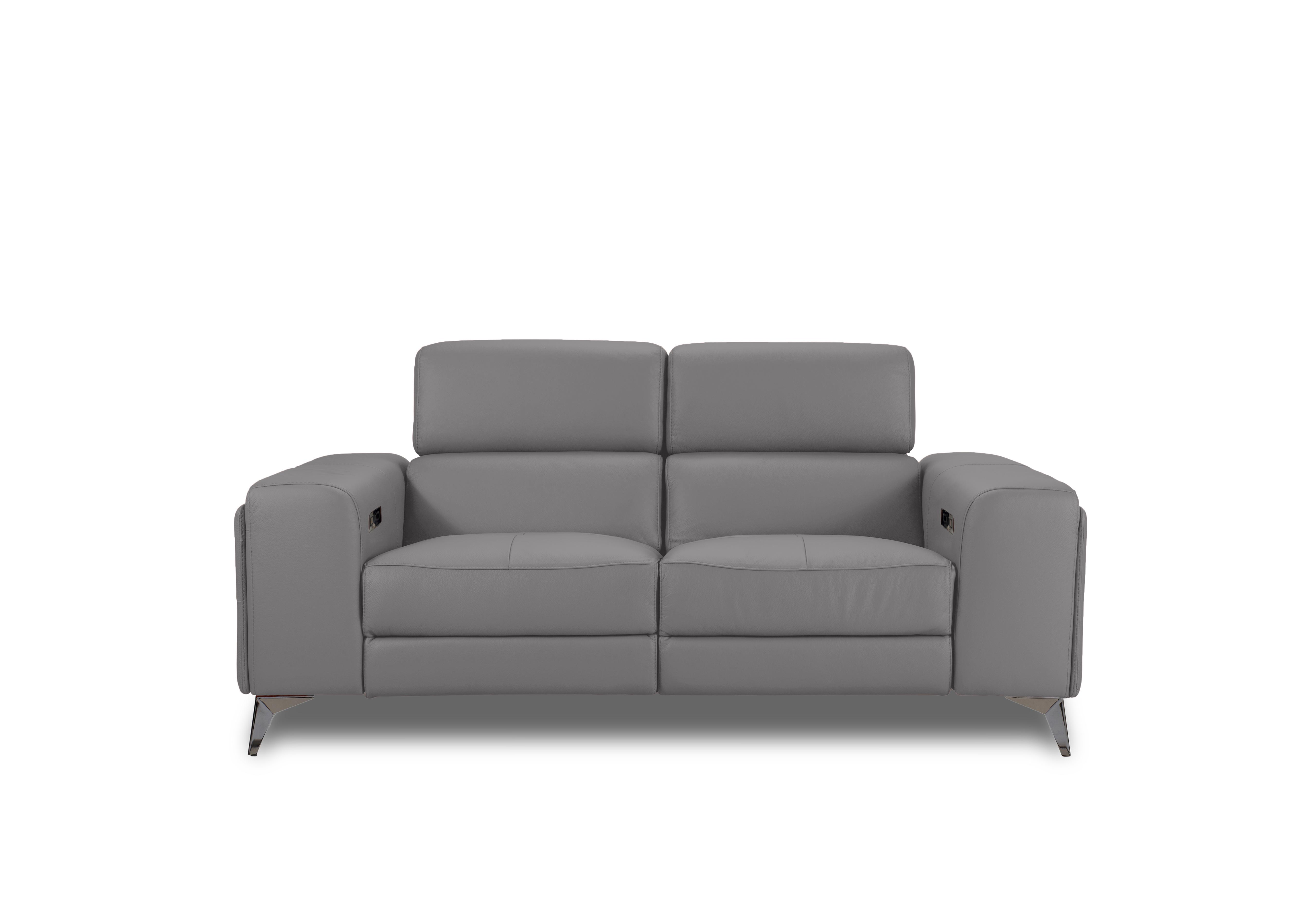 Action Leather 2 Seater Power Recliner Sofa with Power Storage Arms in Natural Ash La-4825 on Furniture Village
