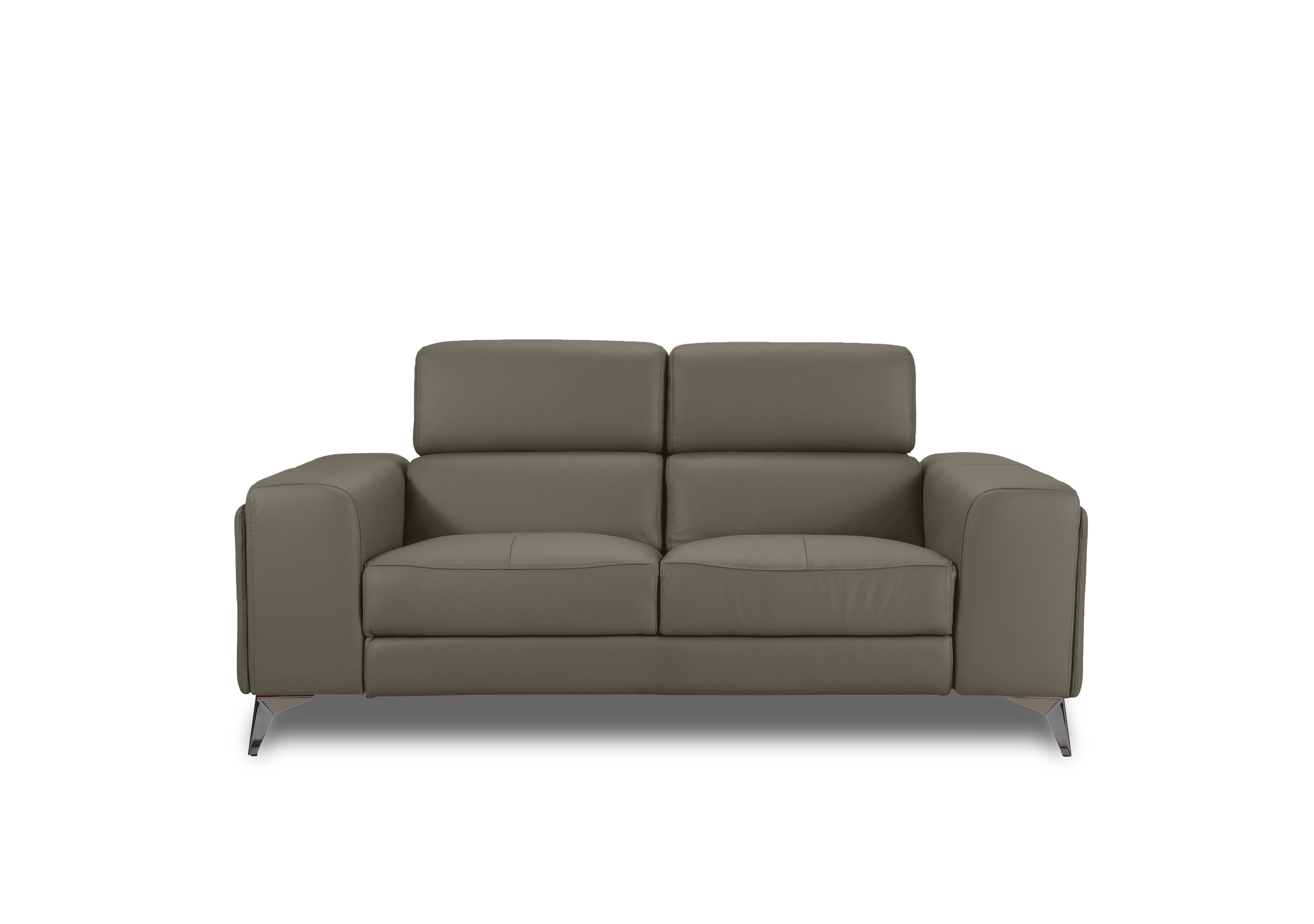 Action Leather 2 Seater Sofa in Natural Olive La-4829 on Furniture Village