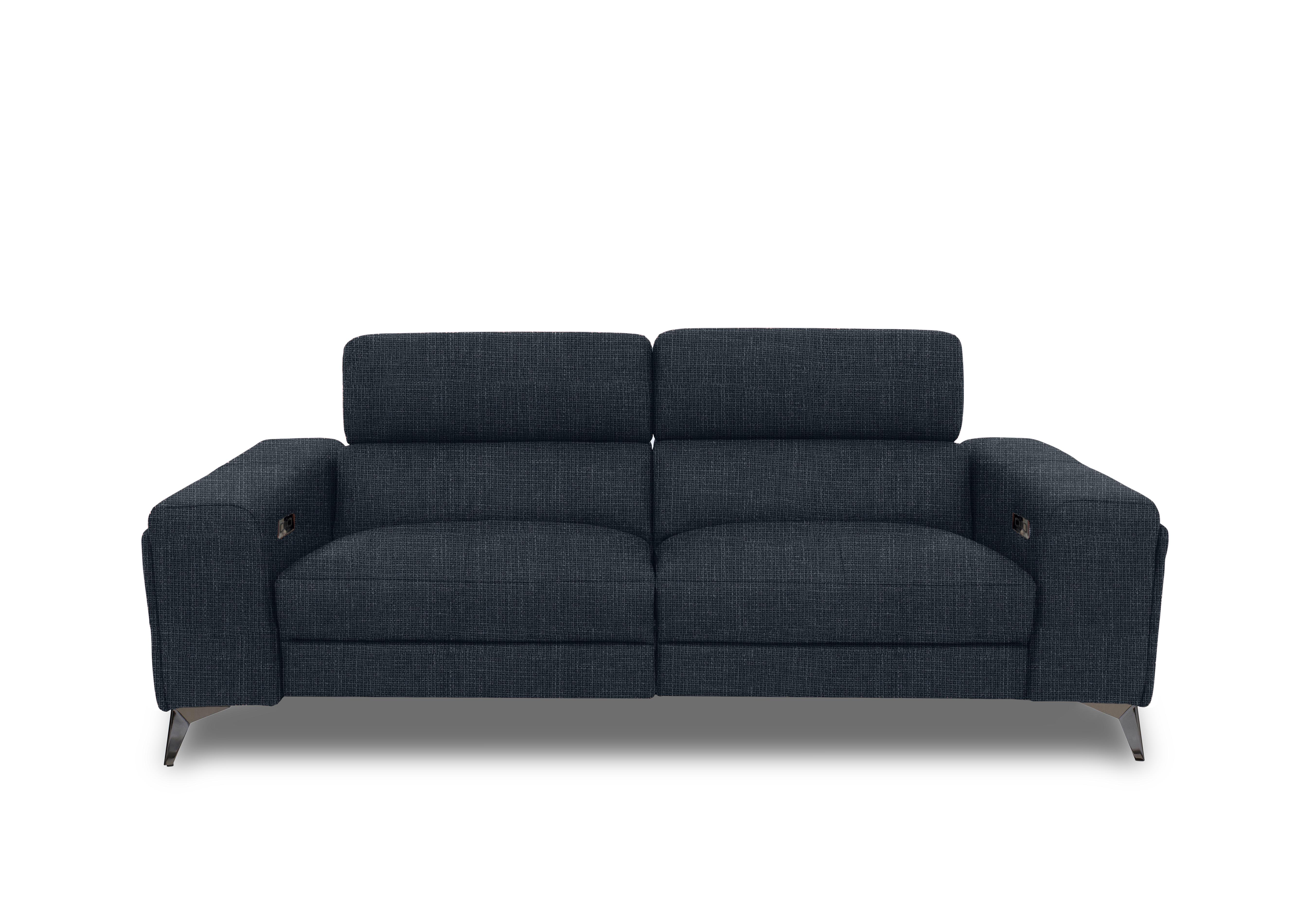 Action Fabric 3 Seater Power Recliner Sofa with Power Storage Arms in Halifax Black Mica Hf-0102 on Furniture Village