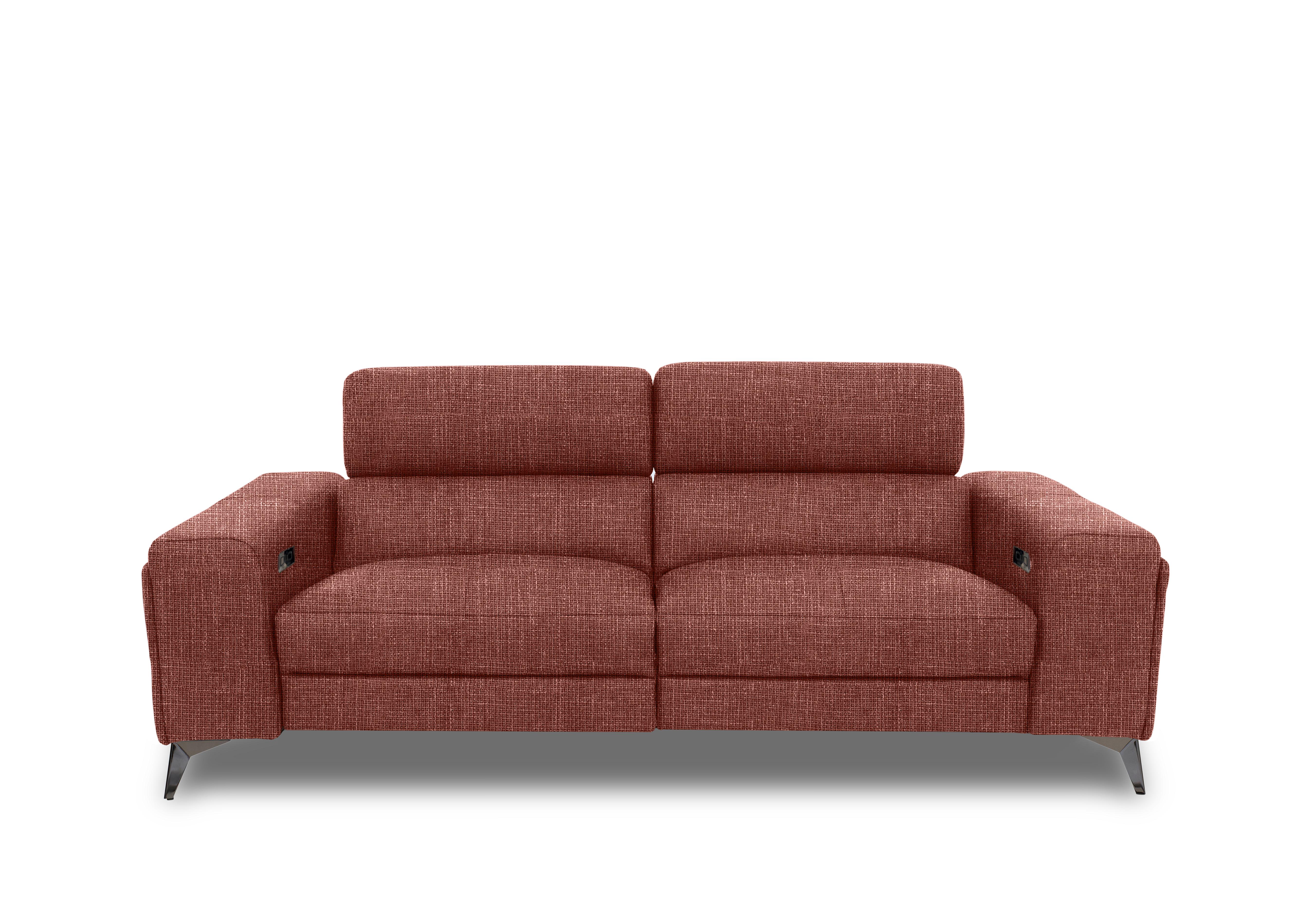 Action Fabric 3 Seater Sofa in Halifax Red Maple Hf-0105 on Furniture Village