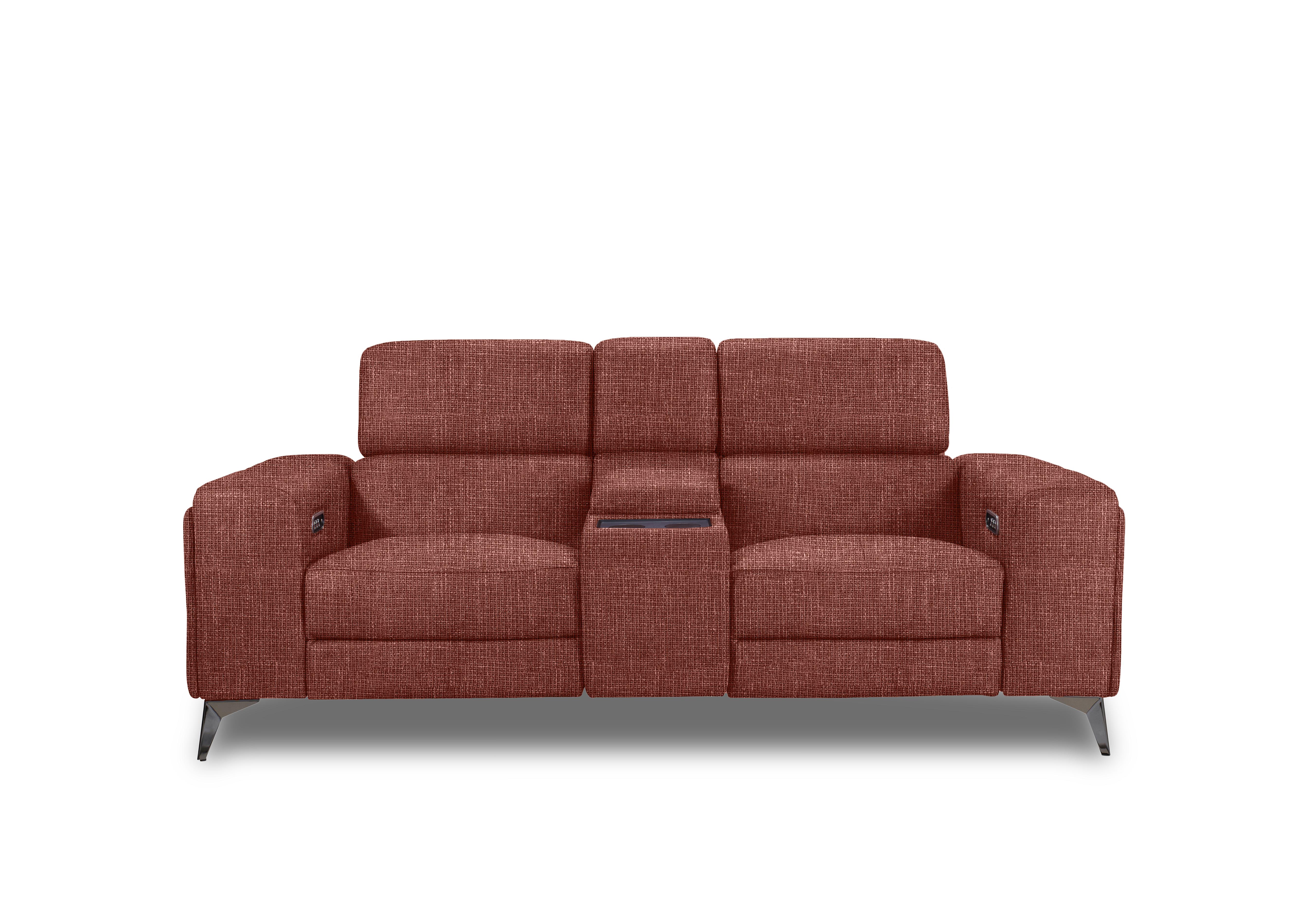 Action Fabric 2 Seater Power Recliner Media Sofa with Power Storage Arms in  on Furniture Village