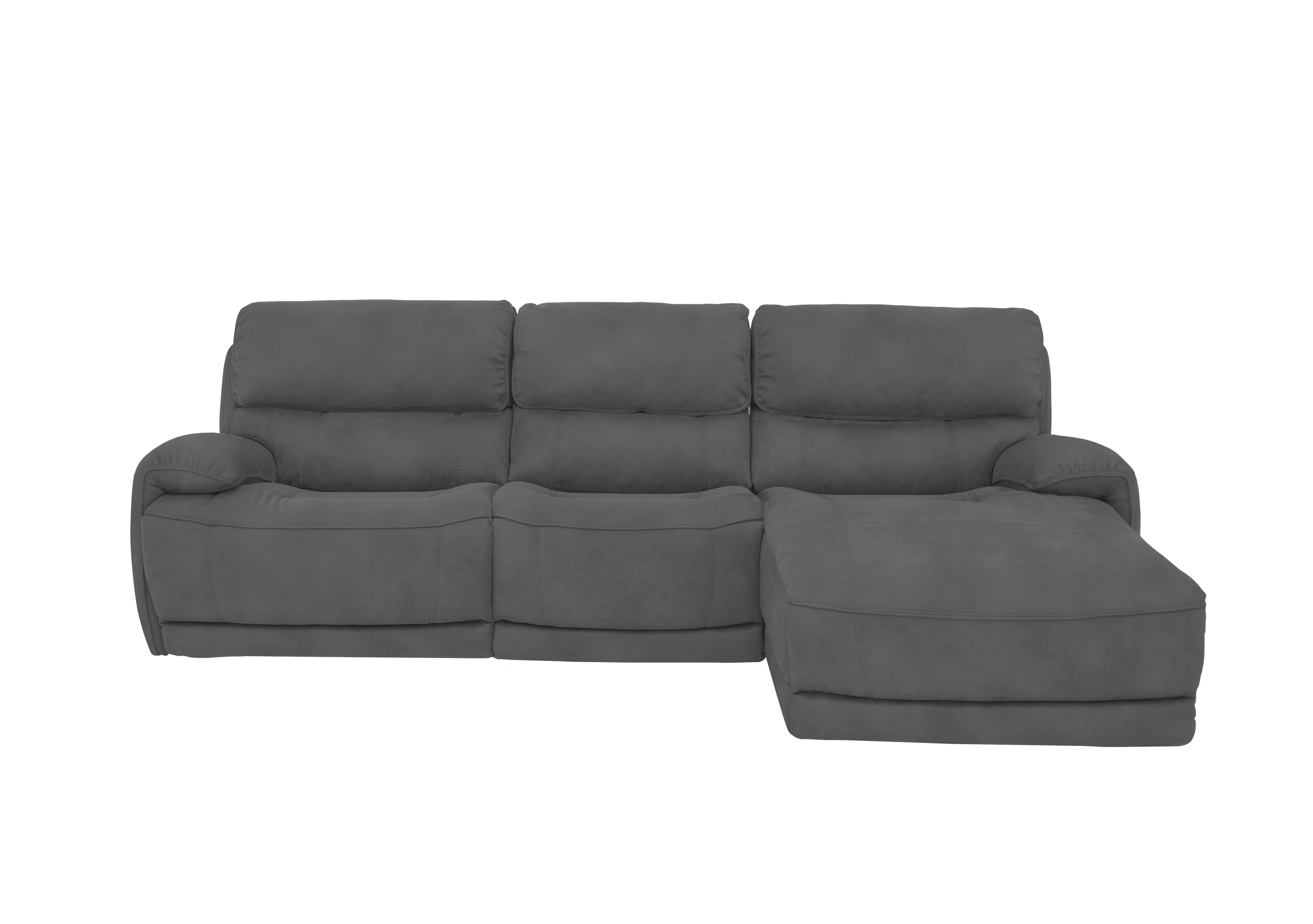 Link Fabric Power Recliner Corner Chaise Sofa with Power Headrests in Bfa-Bey-R19 Graphite on Furniture Village