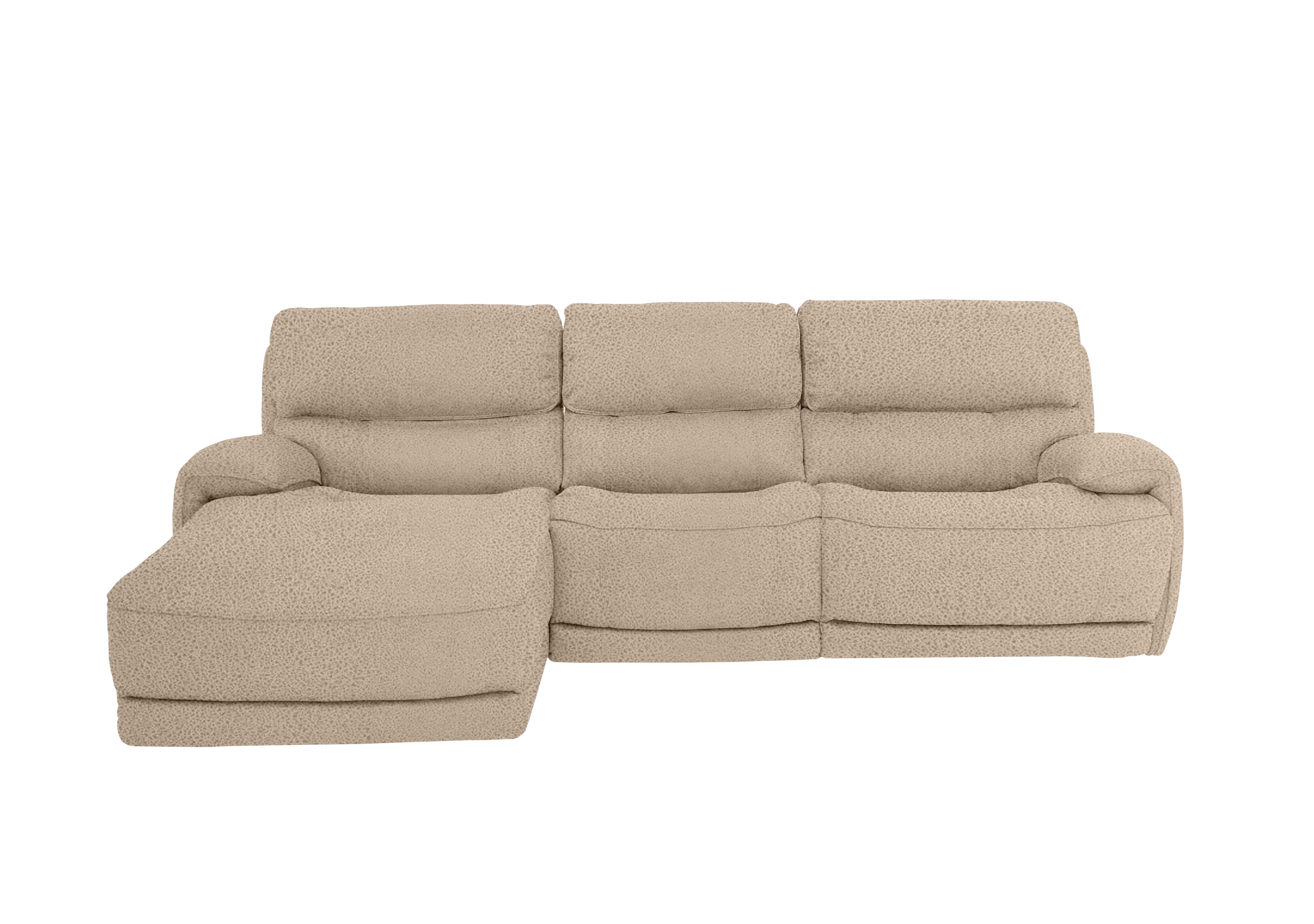 Link Fabric Power Recliner Corner Chaise Sofa with Power Headrests in Bfa-Blj-R20 Bisque on Furniture Village