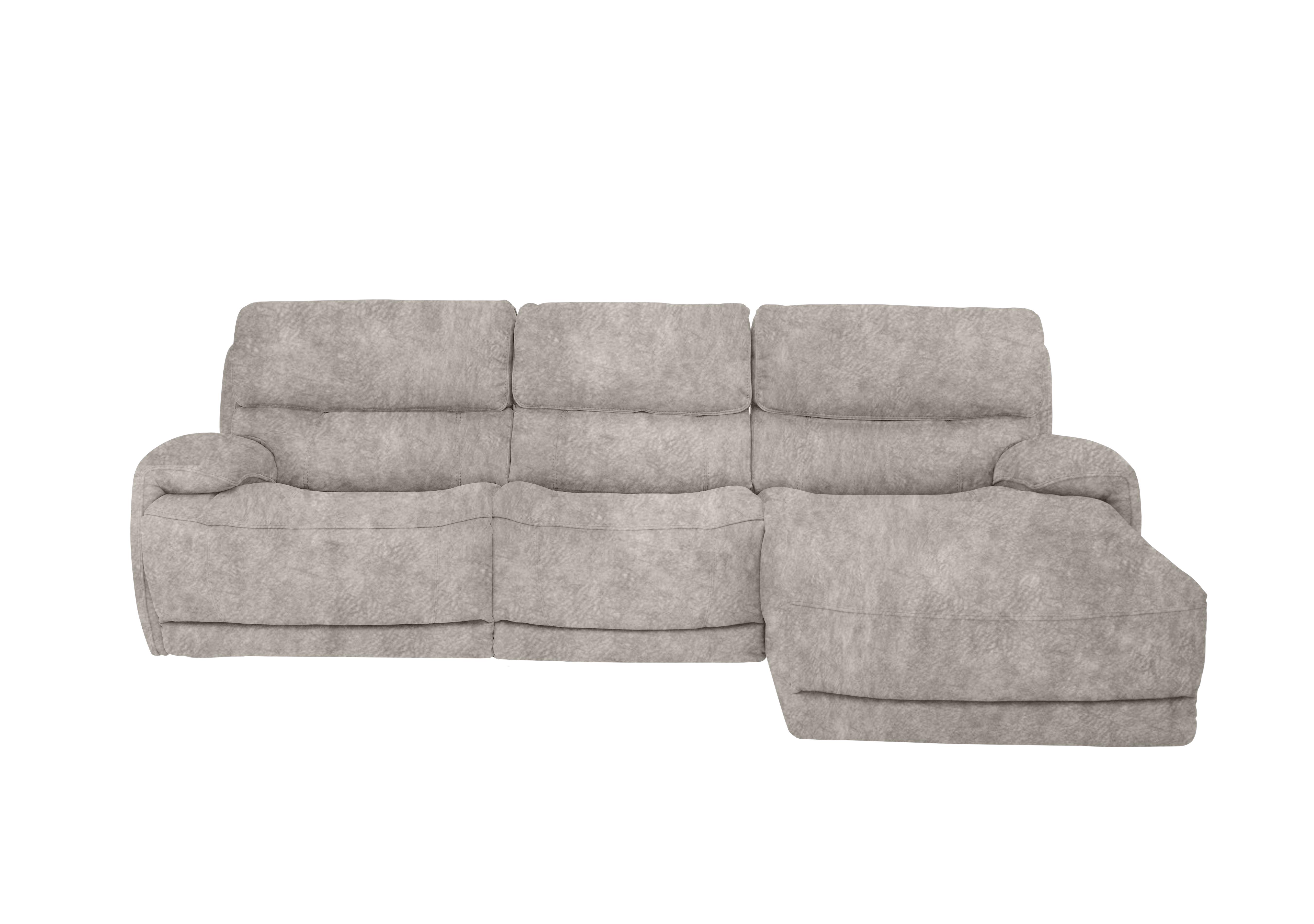 Link Fabric Power Recliner Corner Chaise Sofa with Power Headrests in Bfa-Bnn-R28 Fv3 Grey on Furniture Village