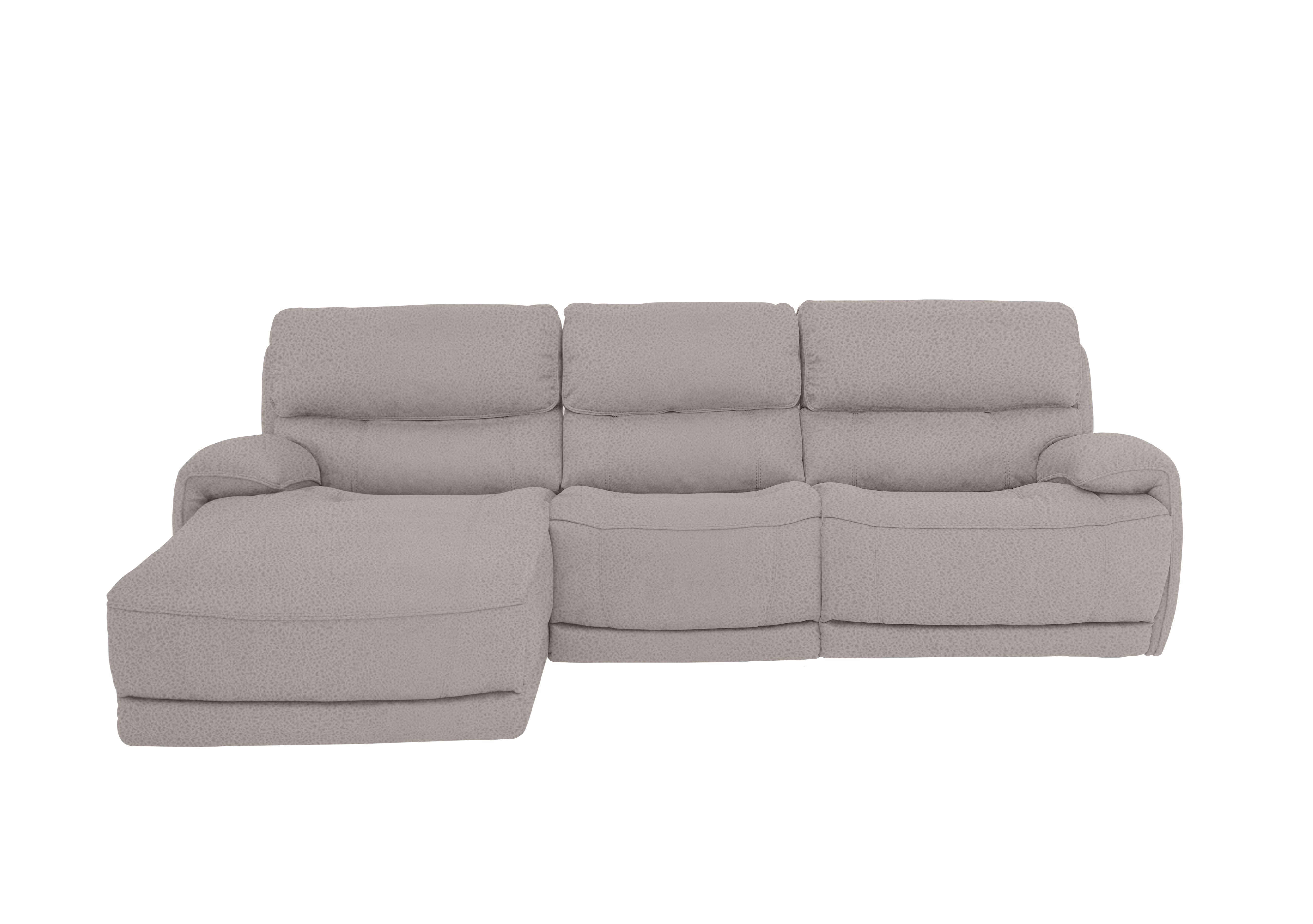 Link Fabric Power Recliner Corner Chaise Sofa with Power Headrests in Bfa-Mad-R02 Feather on Furniture Village