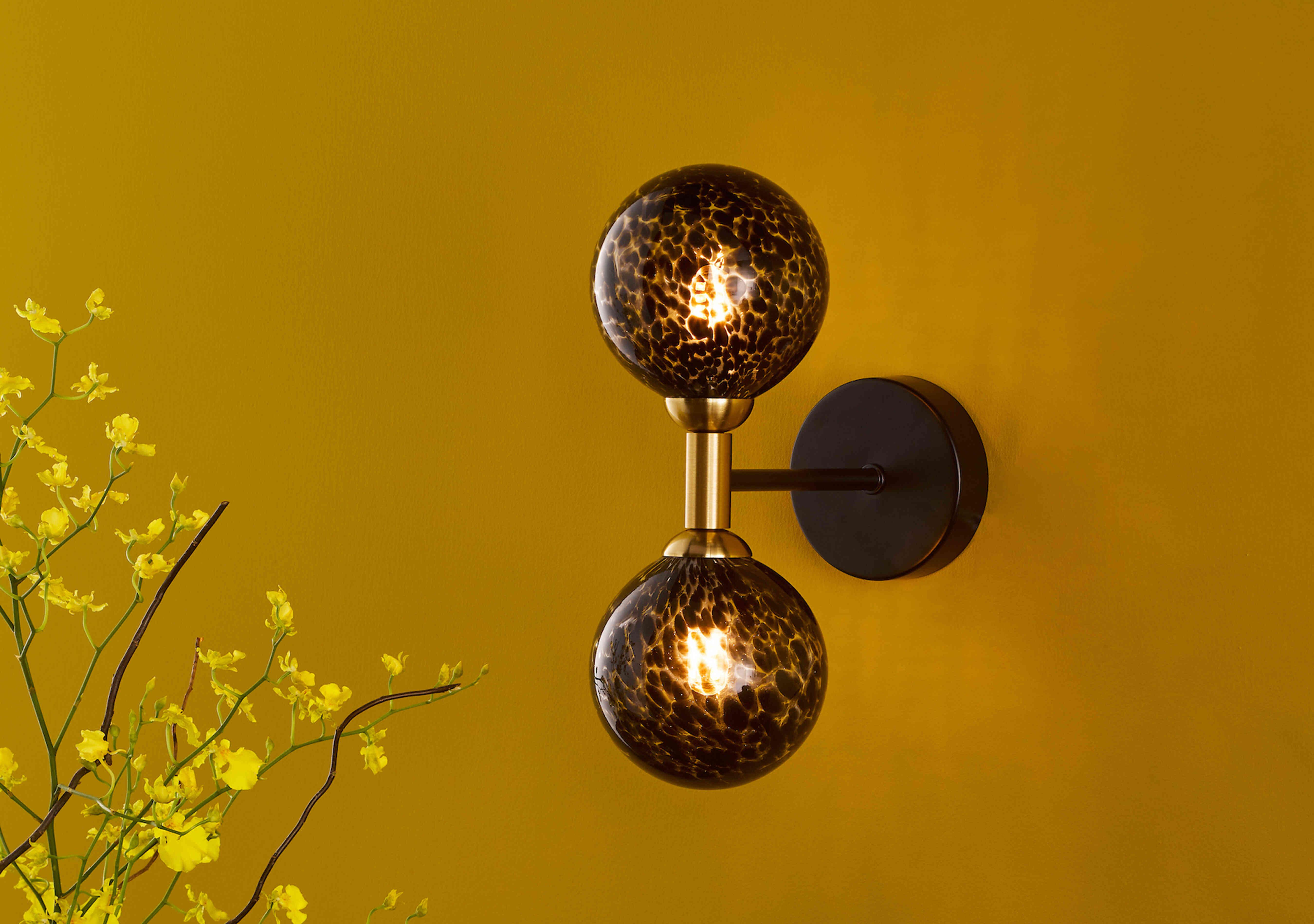 Kobe 2 Light Wall Light in  on Furniture Village