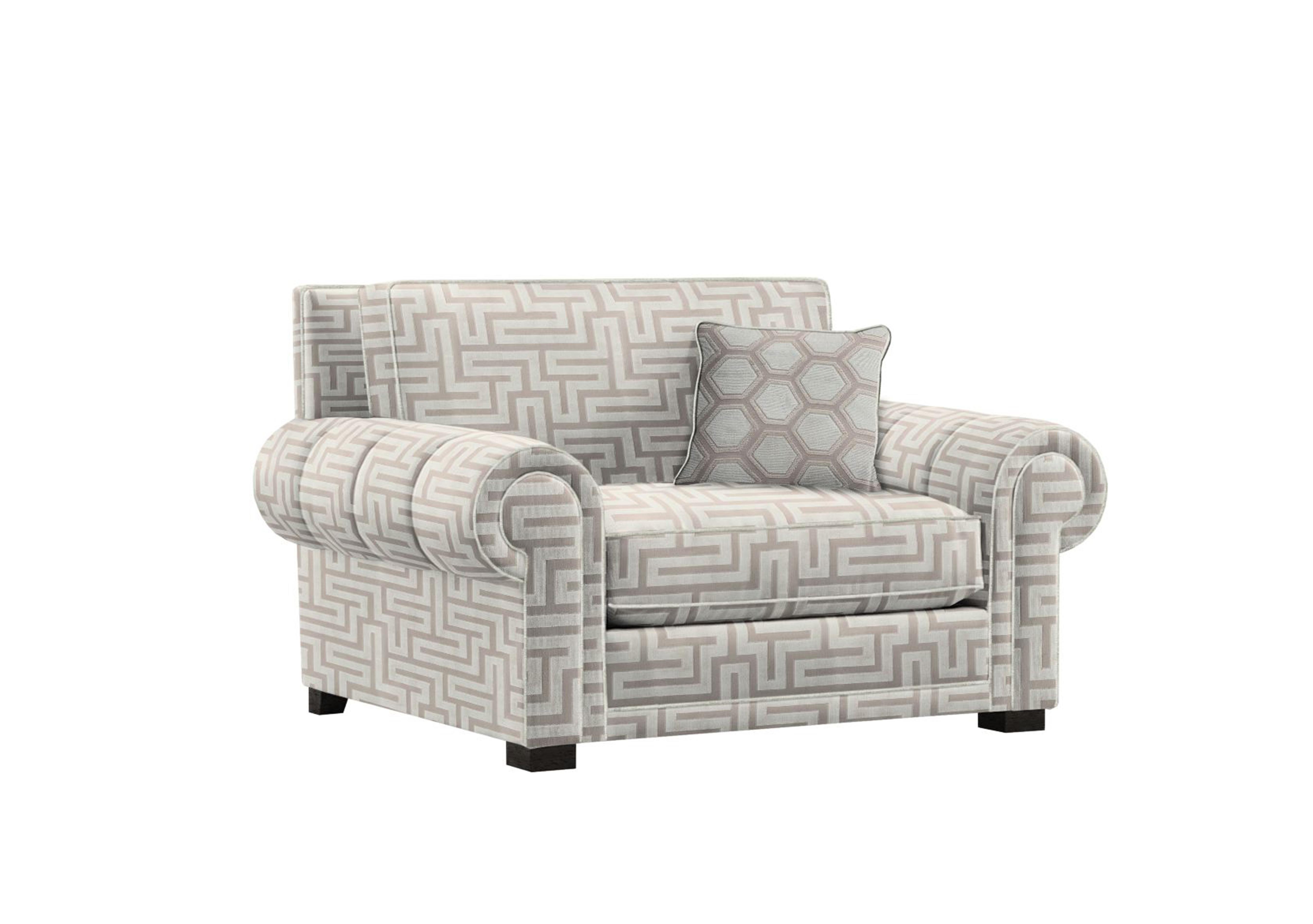 Ambassador Classic Back Reading Chair in Apollo-Ophelia Ivory Eby Ft on Furniture Village