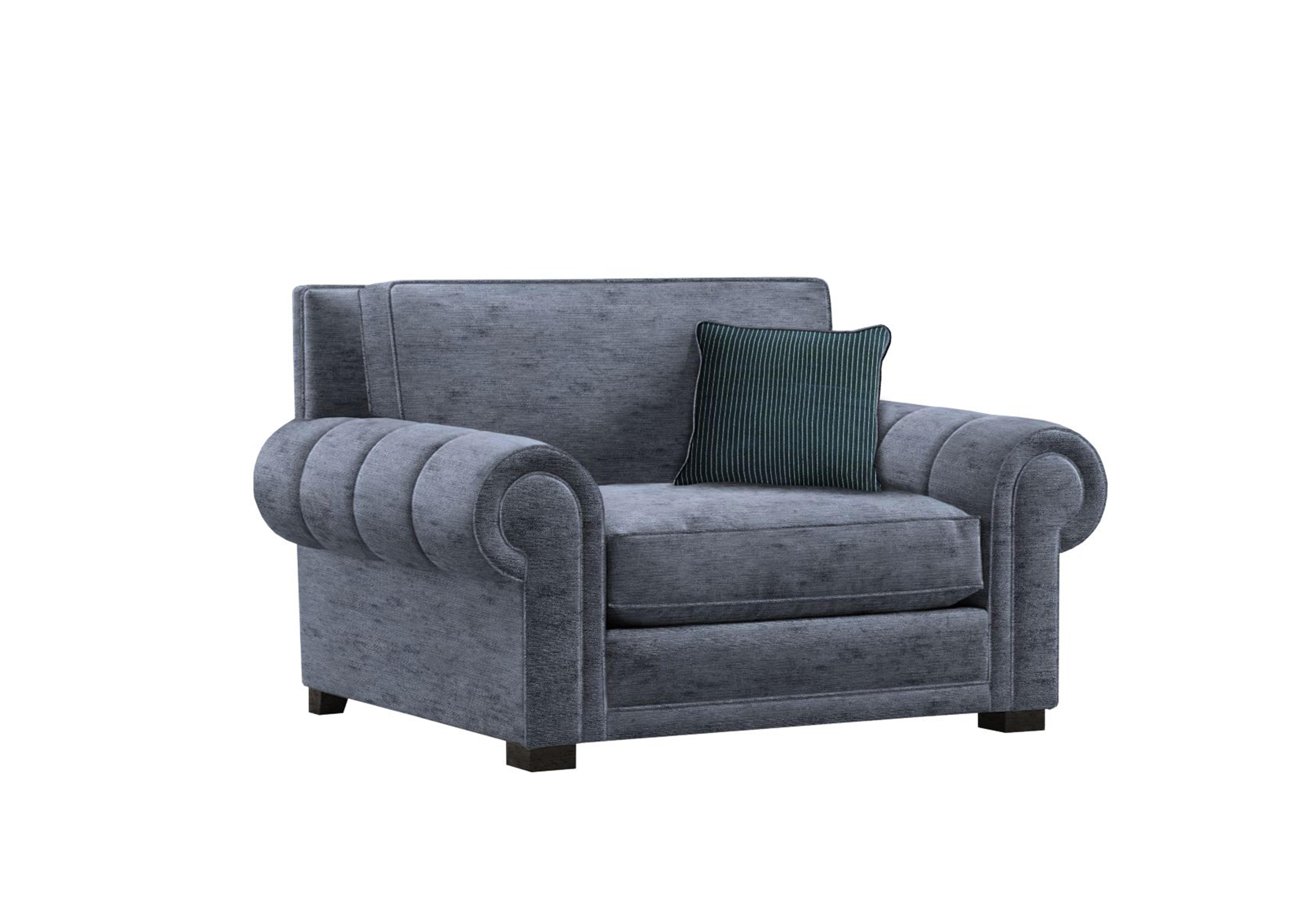 Ambassador Classic Back Reading Chair in Monarch Anthracite Eby Ft on Furniture Village