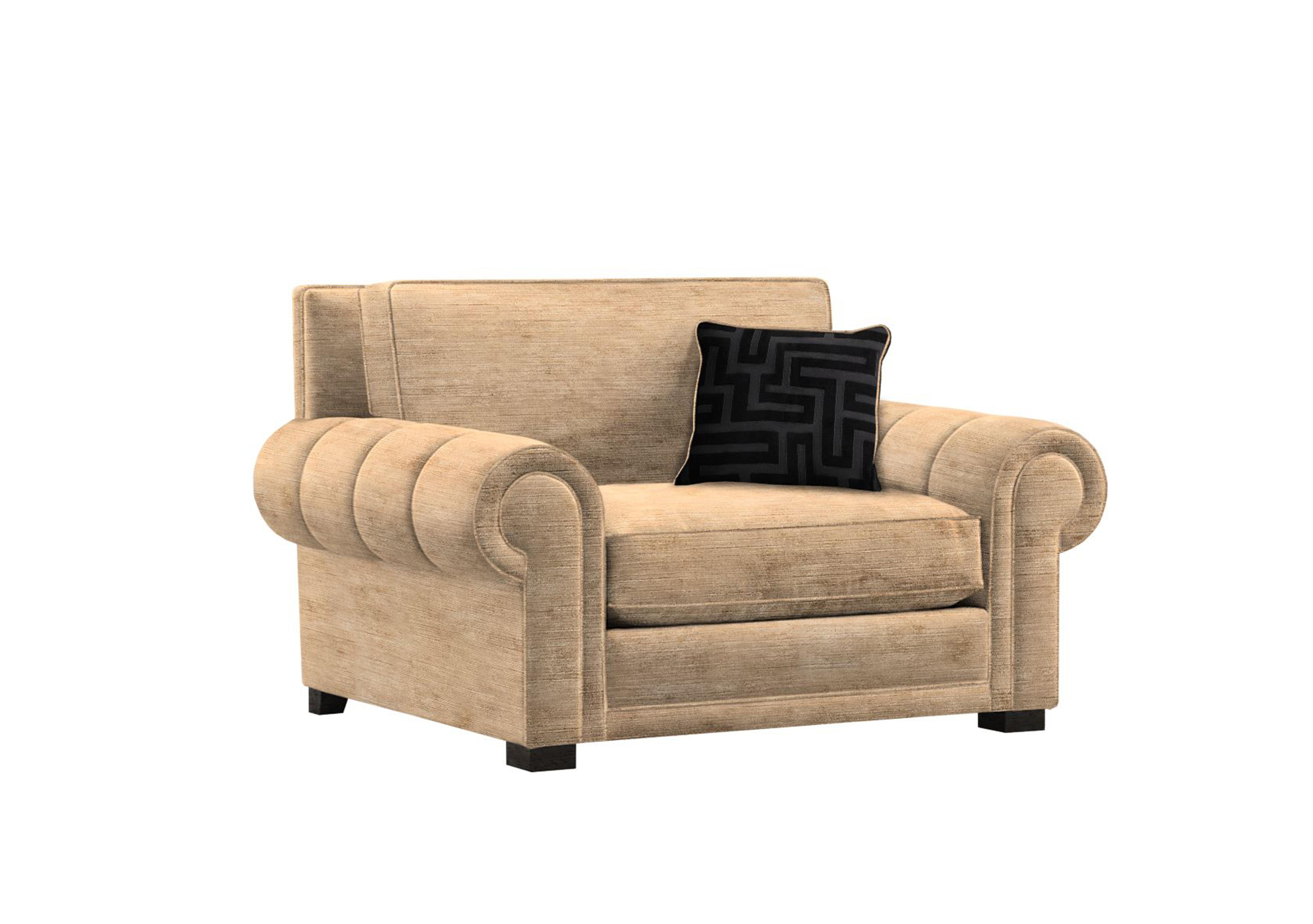 Ambassador Classic Back Reading Chair in Monarch Gold Eby Ft on Furniture Village