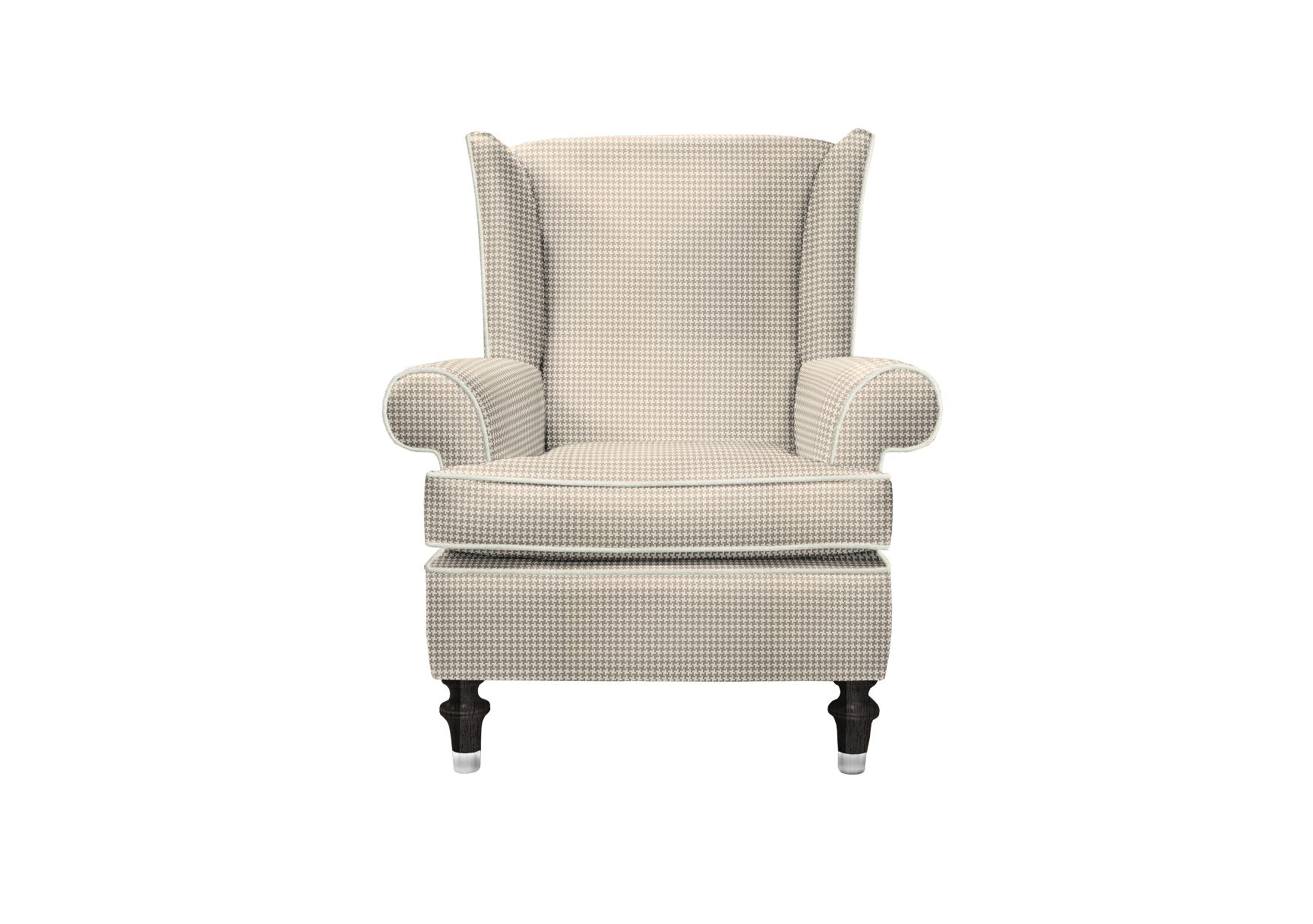 Ambassador Wing Chair in Allure Truffle Cp Eby/Stl on Furniture Village