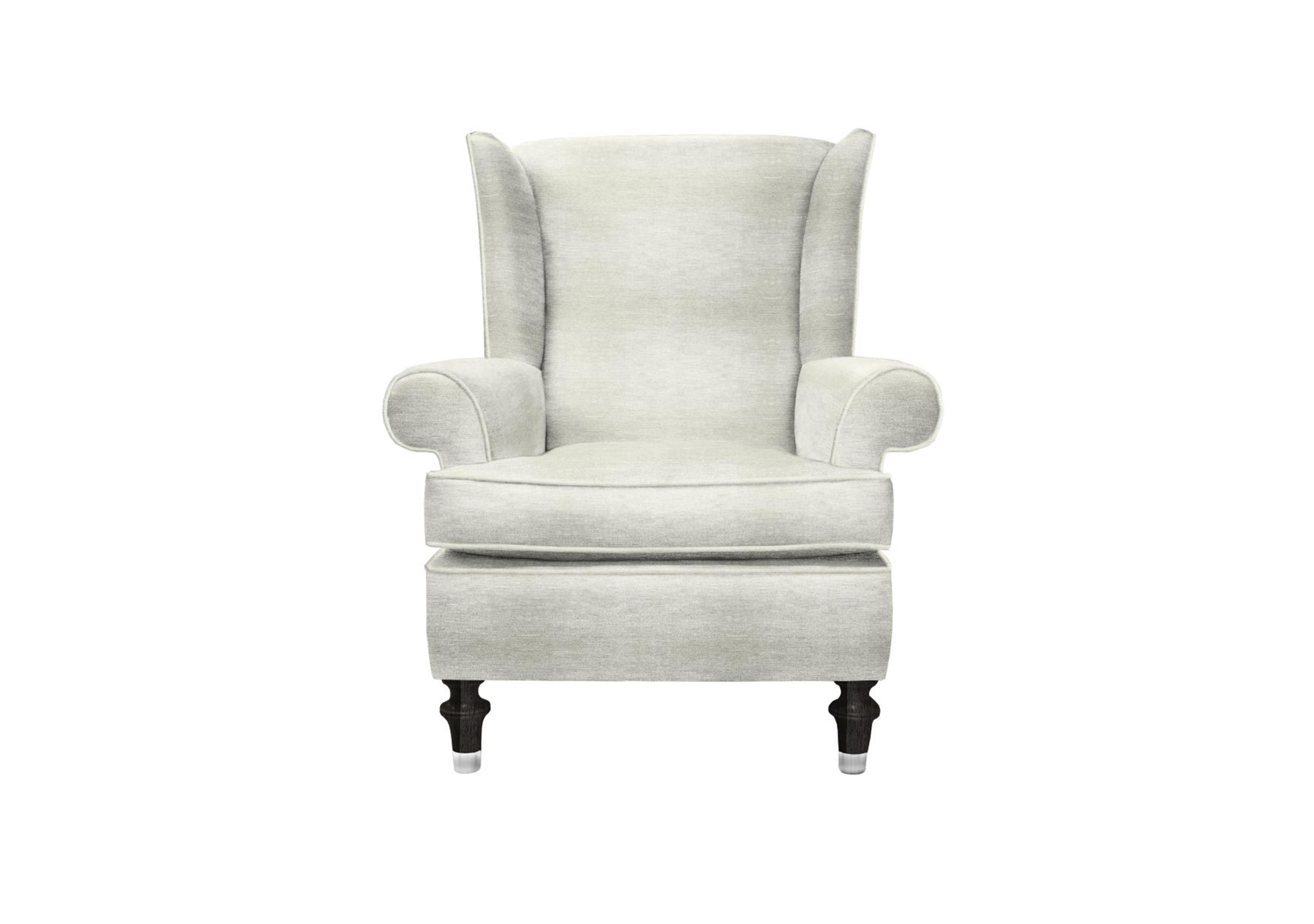 Ambassador Wing Chair in Monarch Natural Sp Eby/Stl on Furniture Village