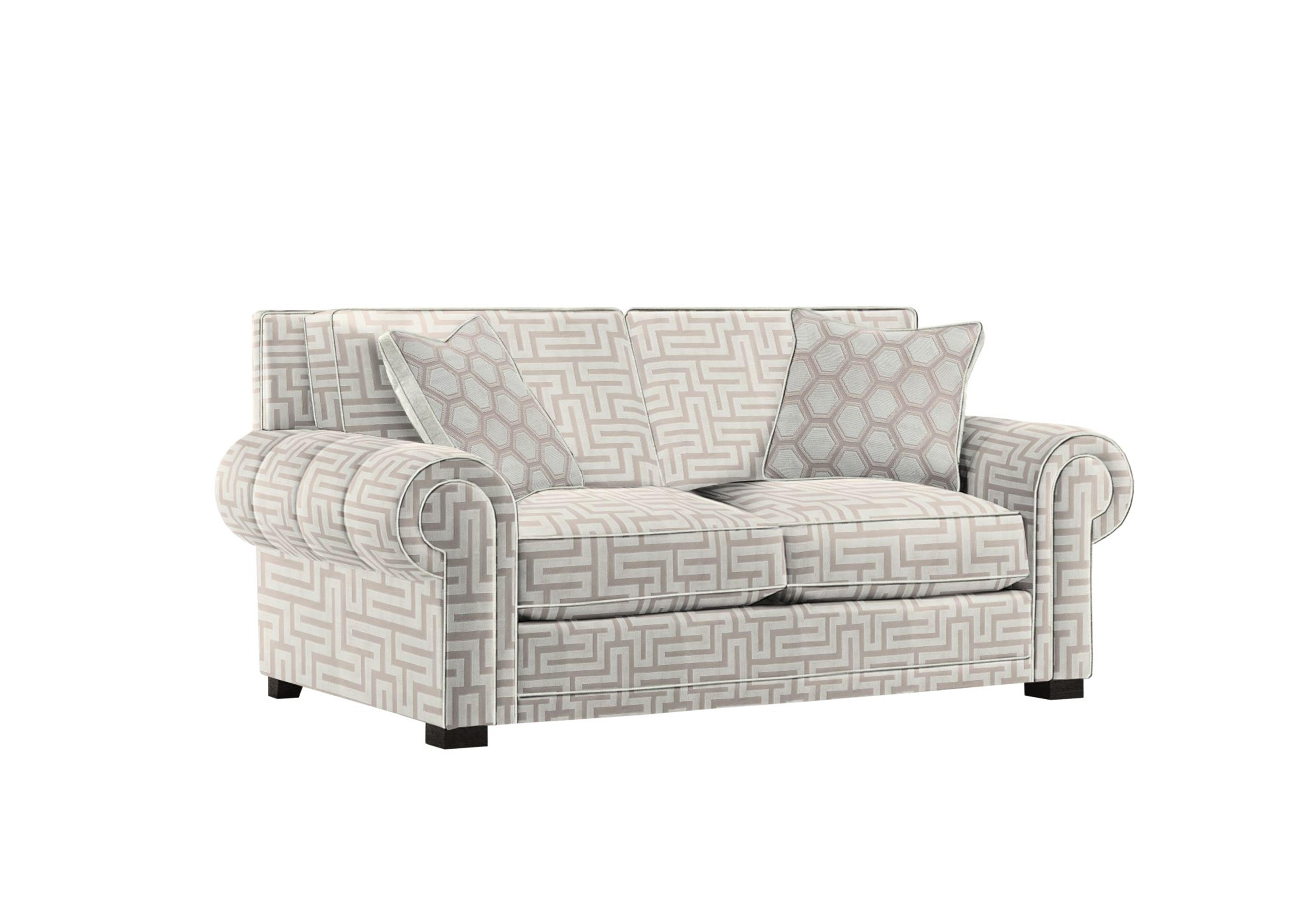 Ambassador Medium 2 Seater Classic Back Sofa in Apollo-Ophelia Ivory Eby Ft on Furniture Village
