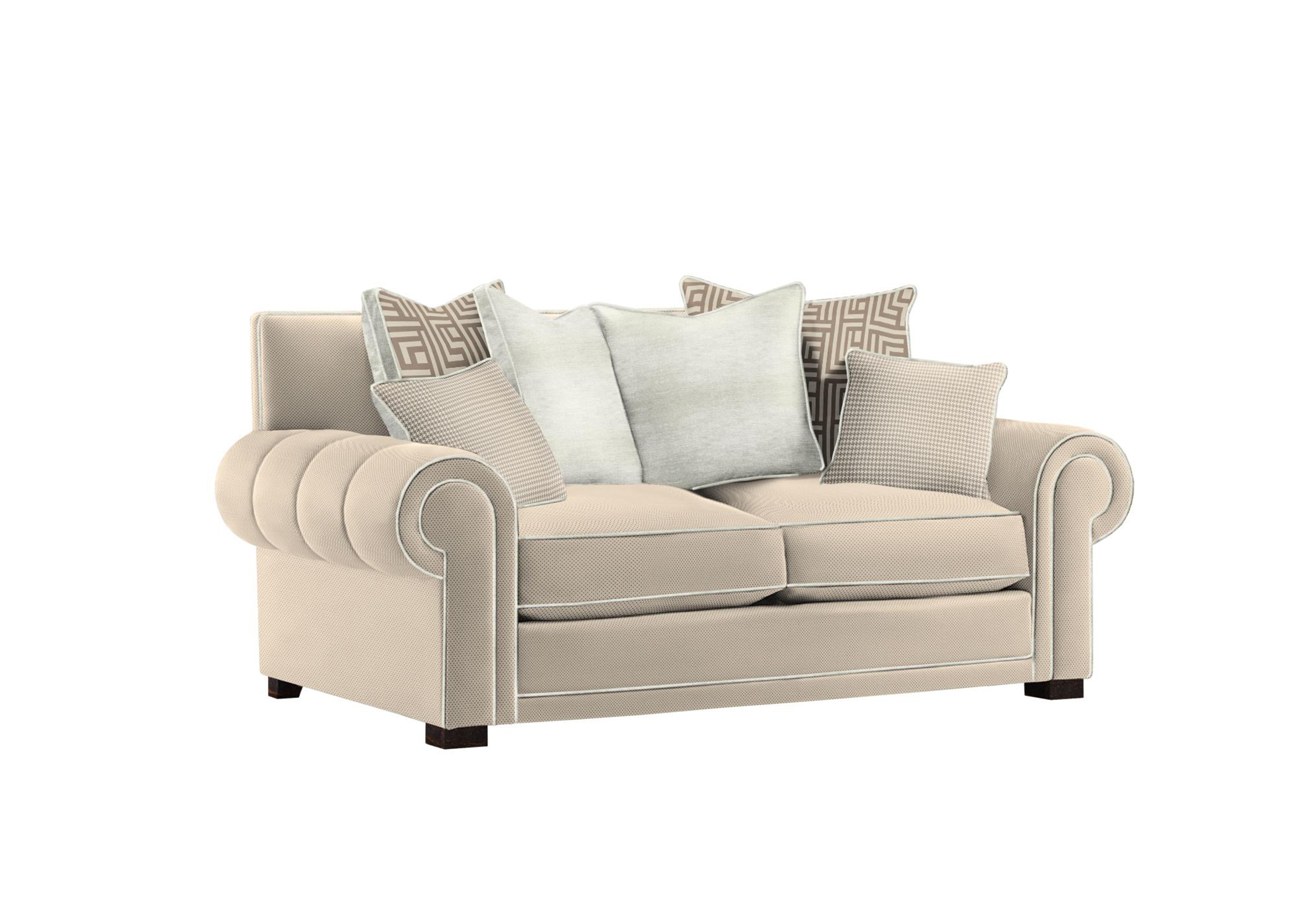 Ambassador Medium 2 Seater Scatter Back Sofa in Cristalle Truffle Eby Ft on Furniture Village