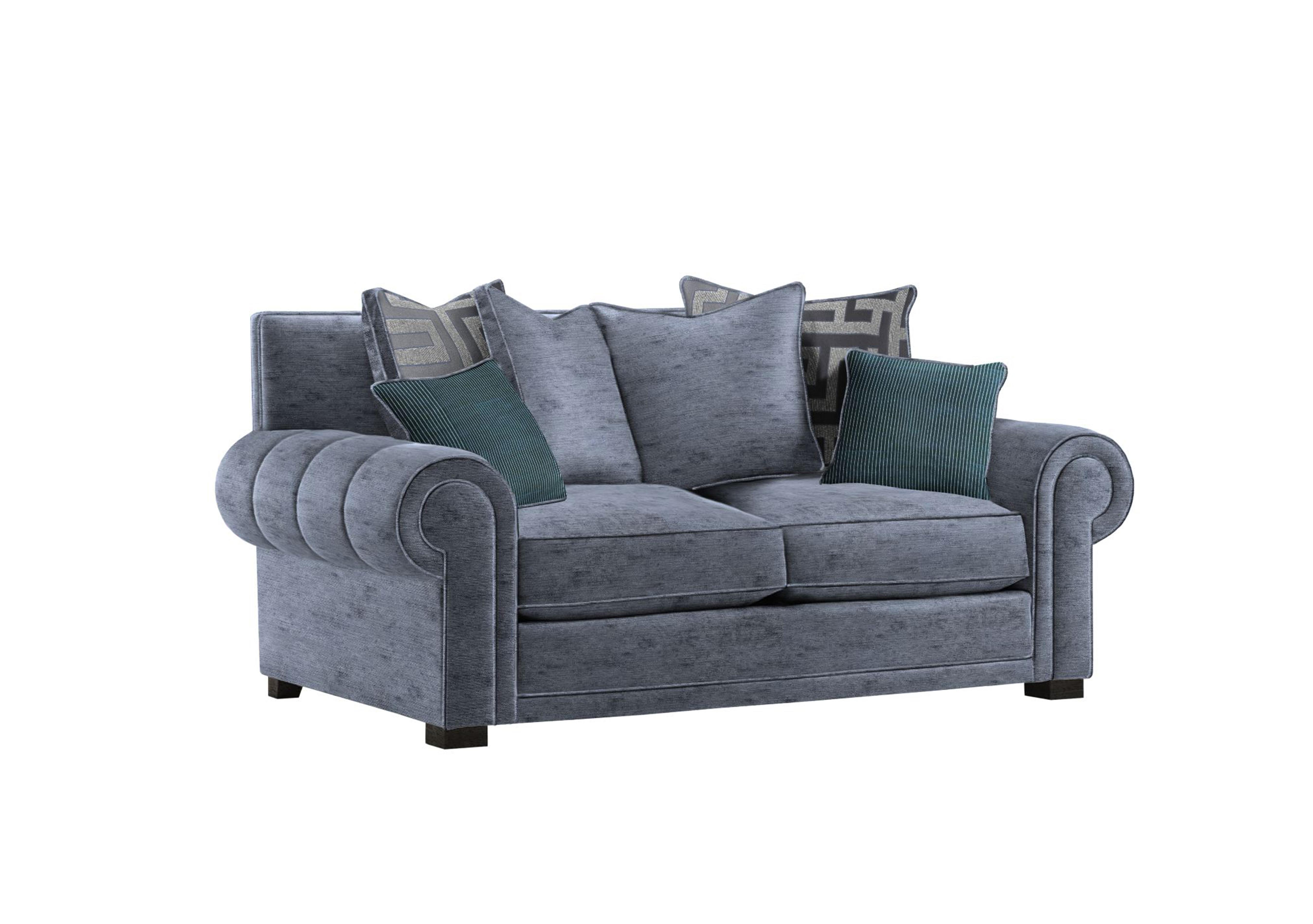 Ambassador Medium 2 Seater Scatter Back Sofa in Monarch Anthracite Eby Ft on Furniture Village