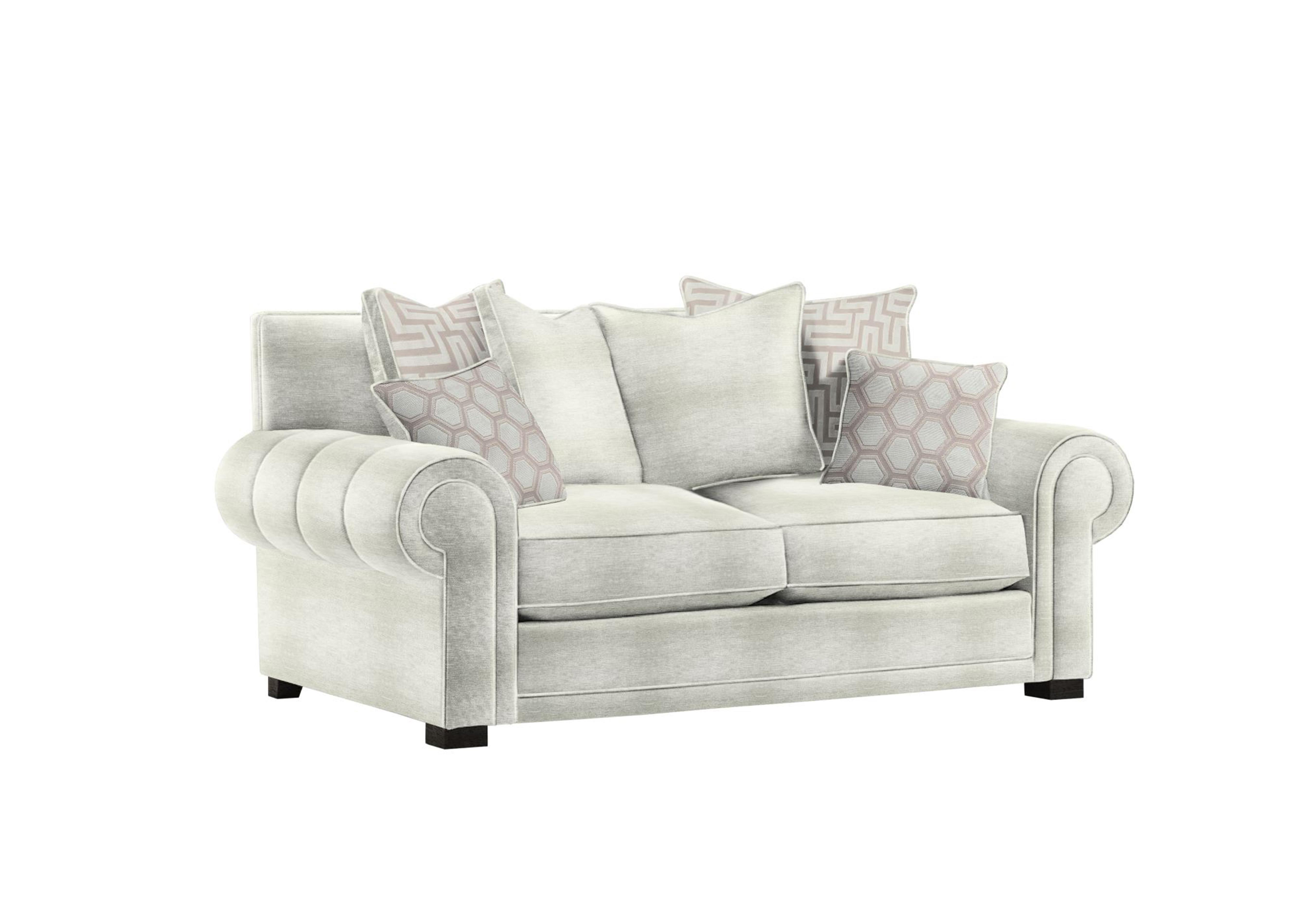 Ambassador Medium 2 Seater Scatter Back Sofa in Monarch Natural-Ivory Eby Ft on Furniture Village