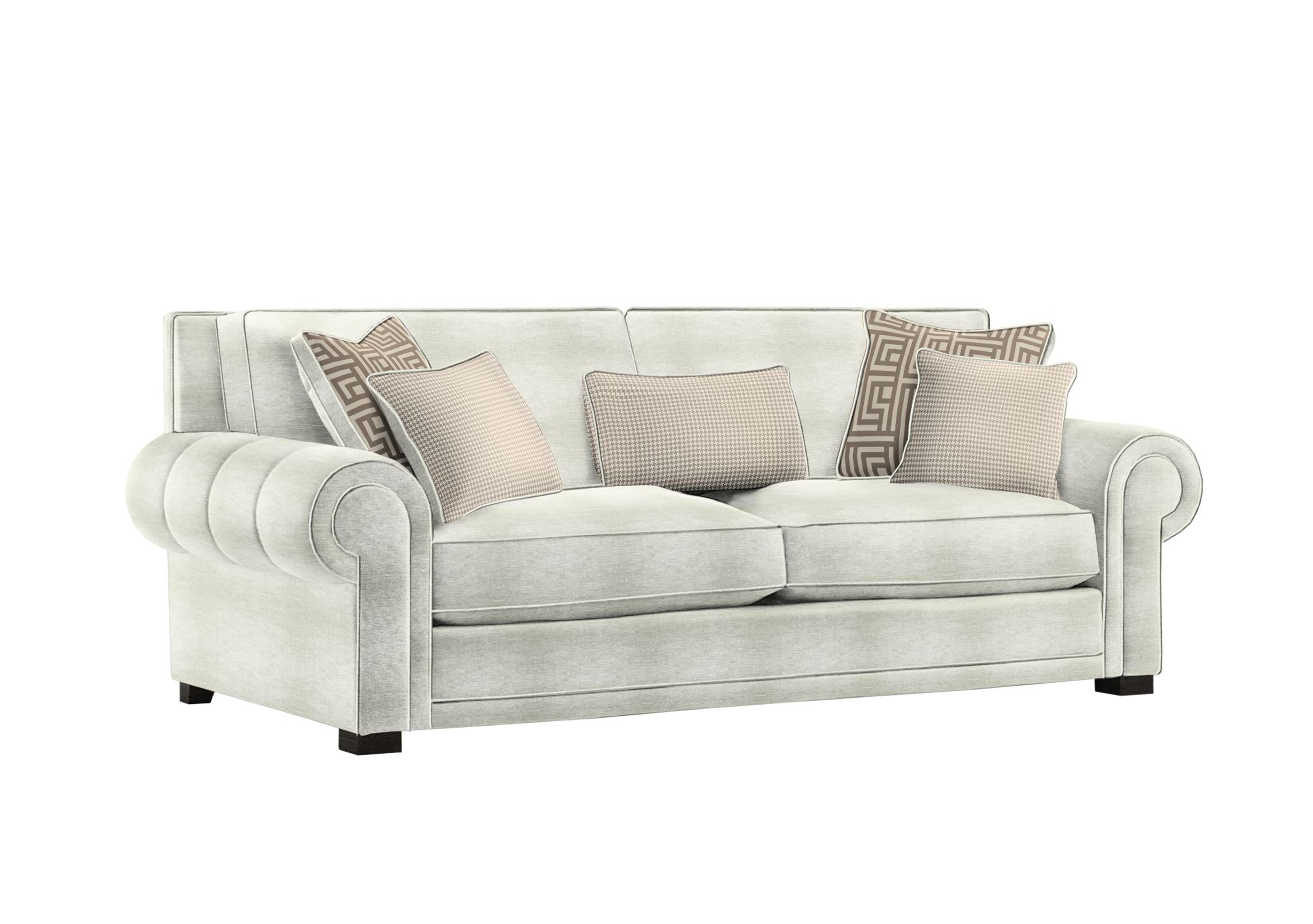 Ambassador Large 3 Seater Classic Back Sofa in Monarch Natural-Truff Eby Ft on Furniture Village