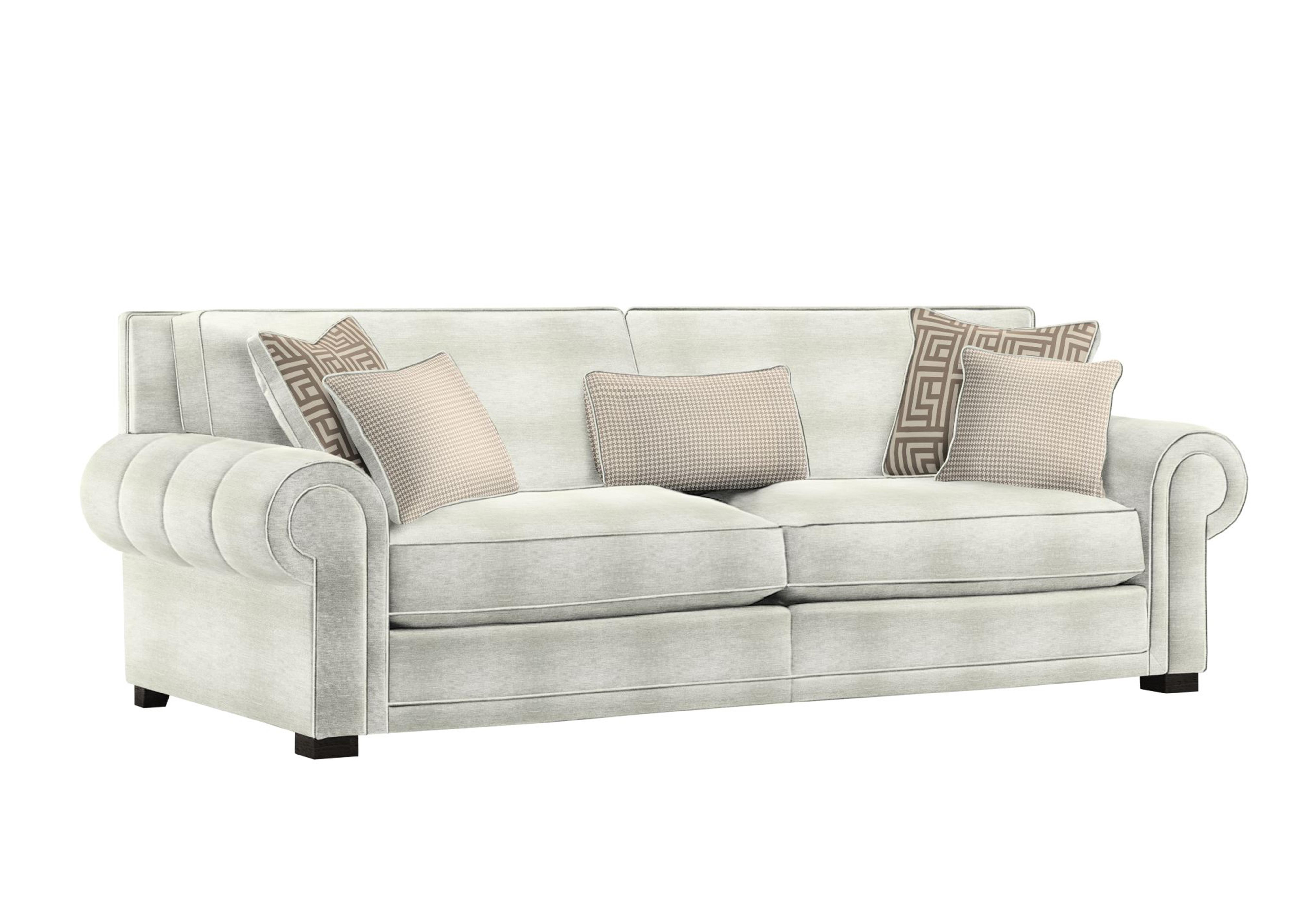 Ambassador Grand 4 Seater Classic Back Sofa in Monarch Natural-Truff Eby Ft on Furniture Village