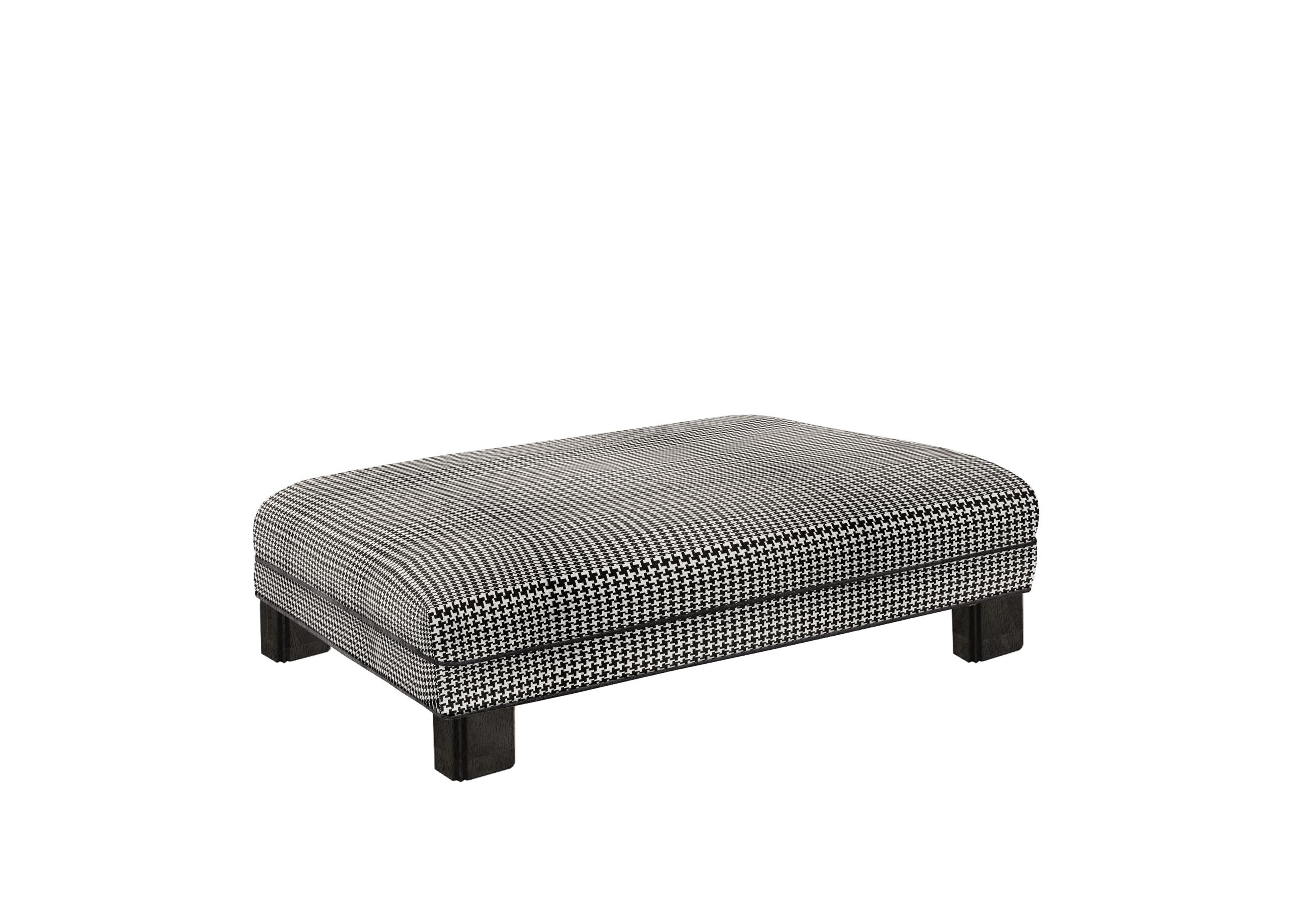 Ambassador Footstool in Allure Noir Eby Ft on Furniture Village