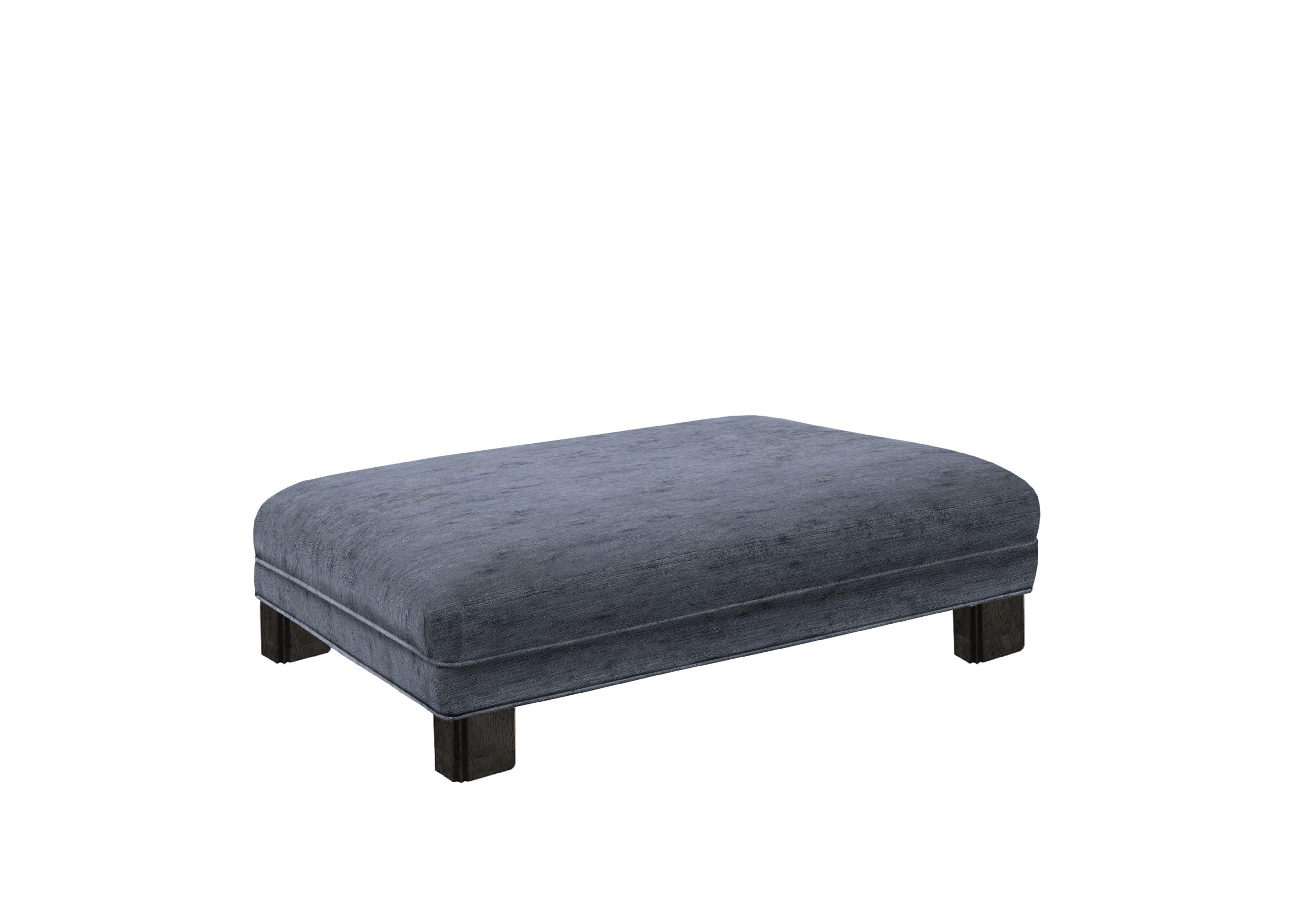 Ambassador Footstool in Monarch Anthracite Eby Ft on Furniture Village