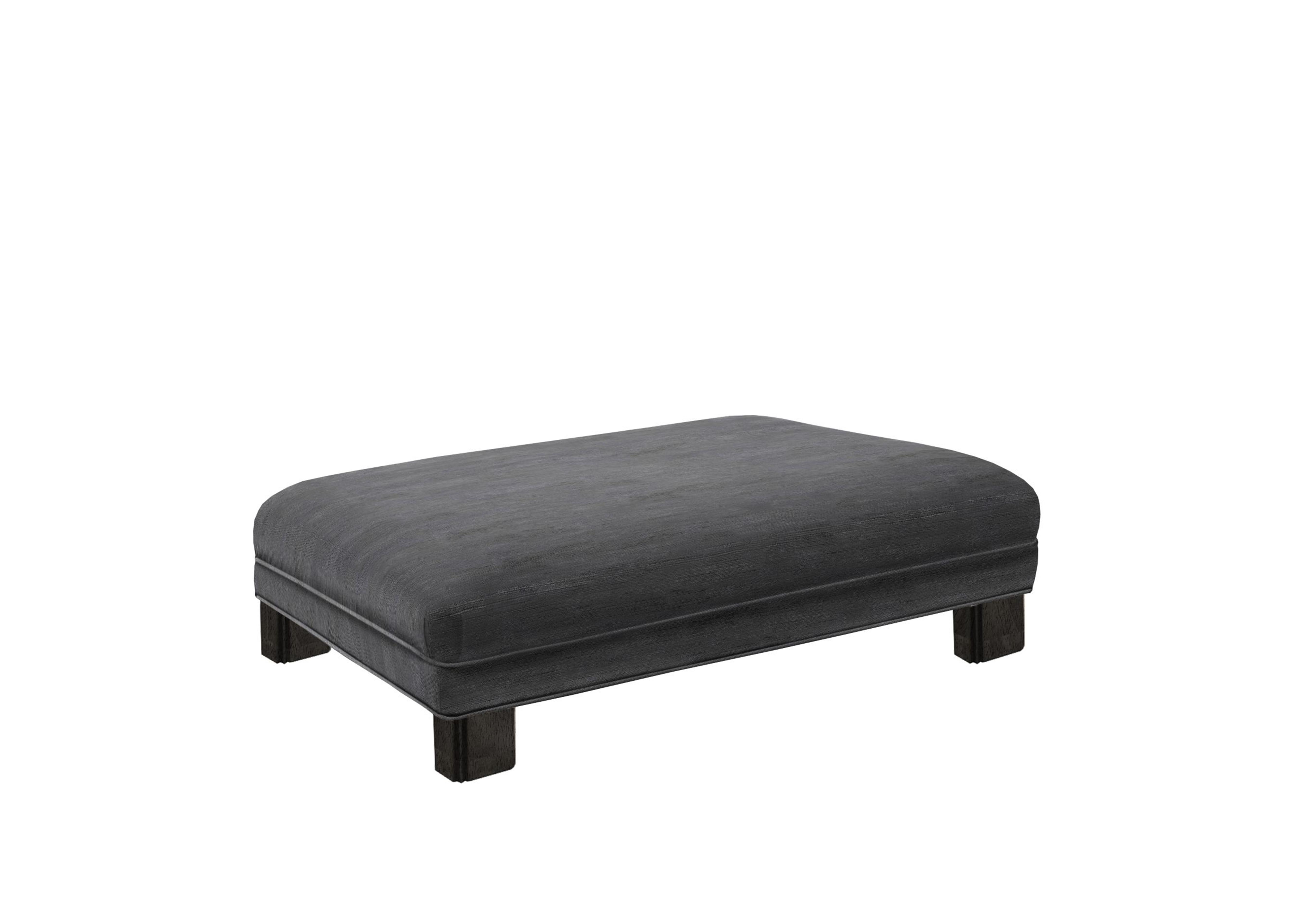 Ambassador Footstool in Monarch Steel Eby Ft on Furniture Village