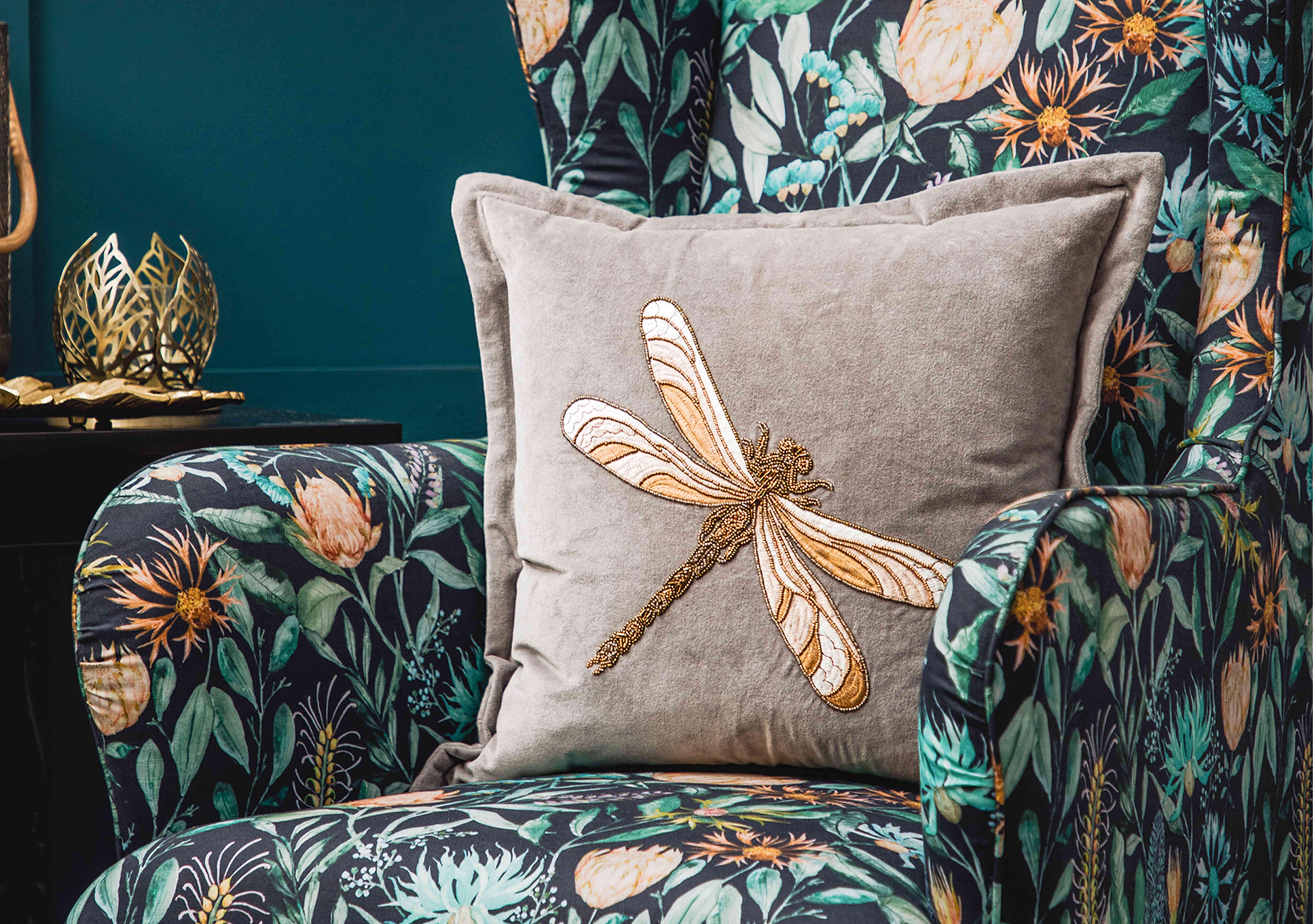 Aria Cushion in  on Furniture Village