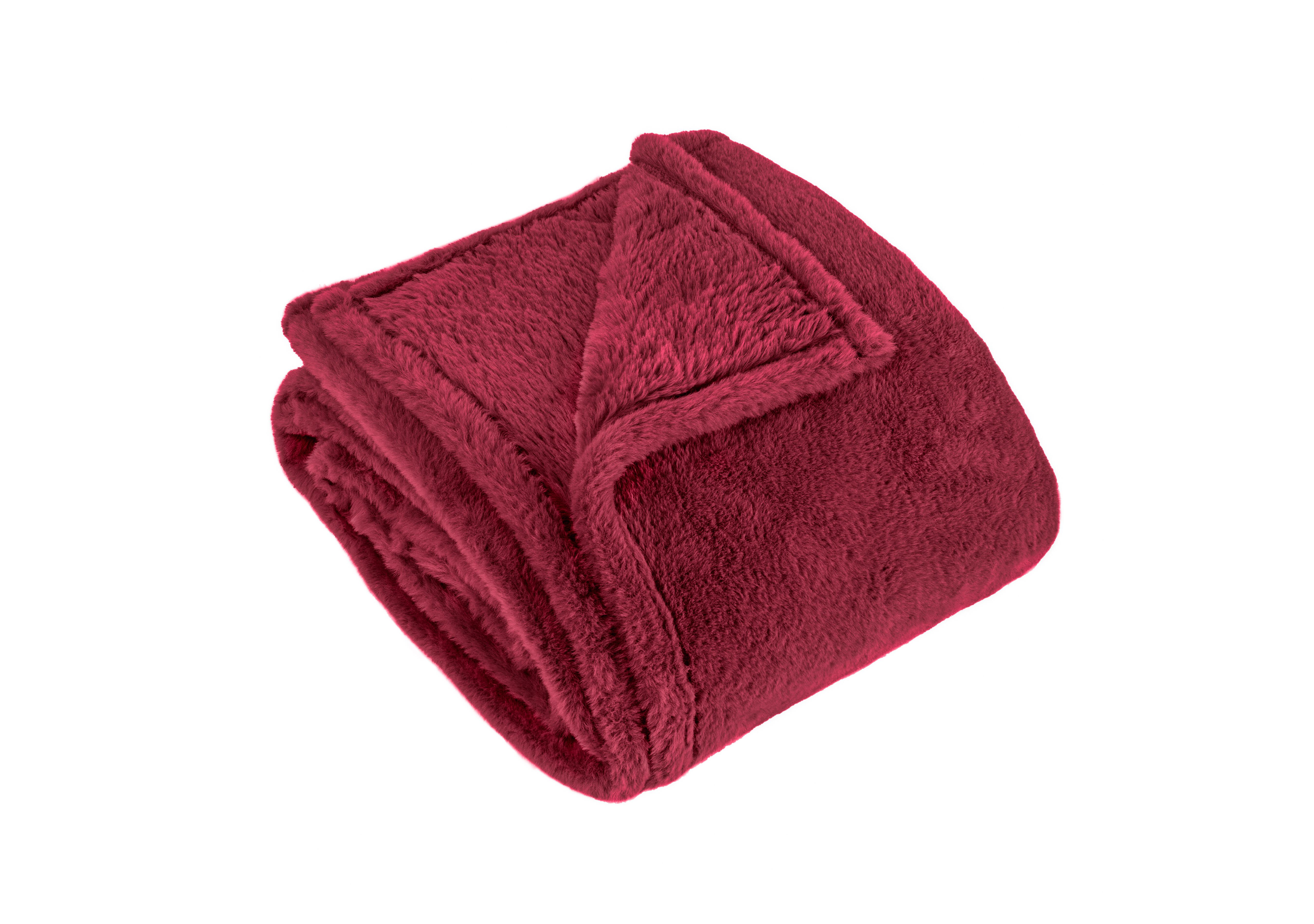 Kallu Throw in Berry on Furniture Village