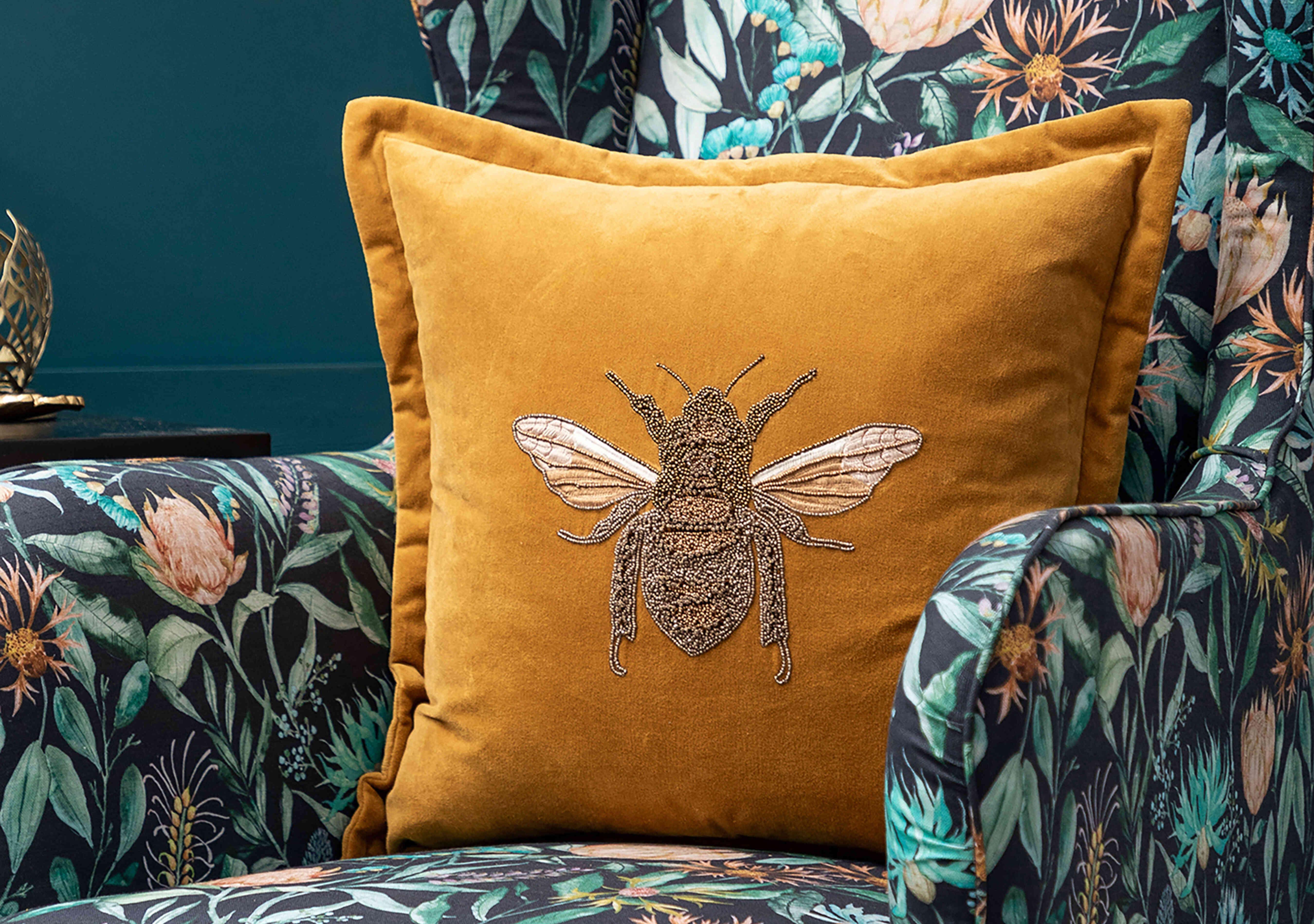 Lara Cushion in  on Furniture Village