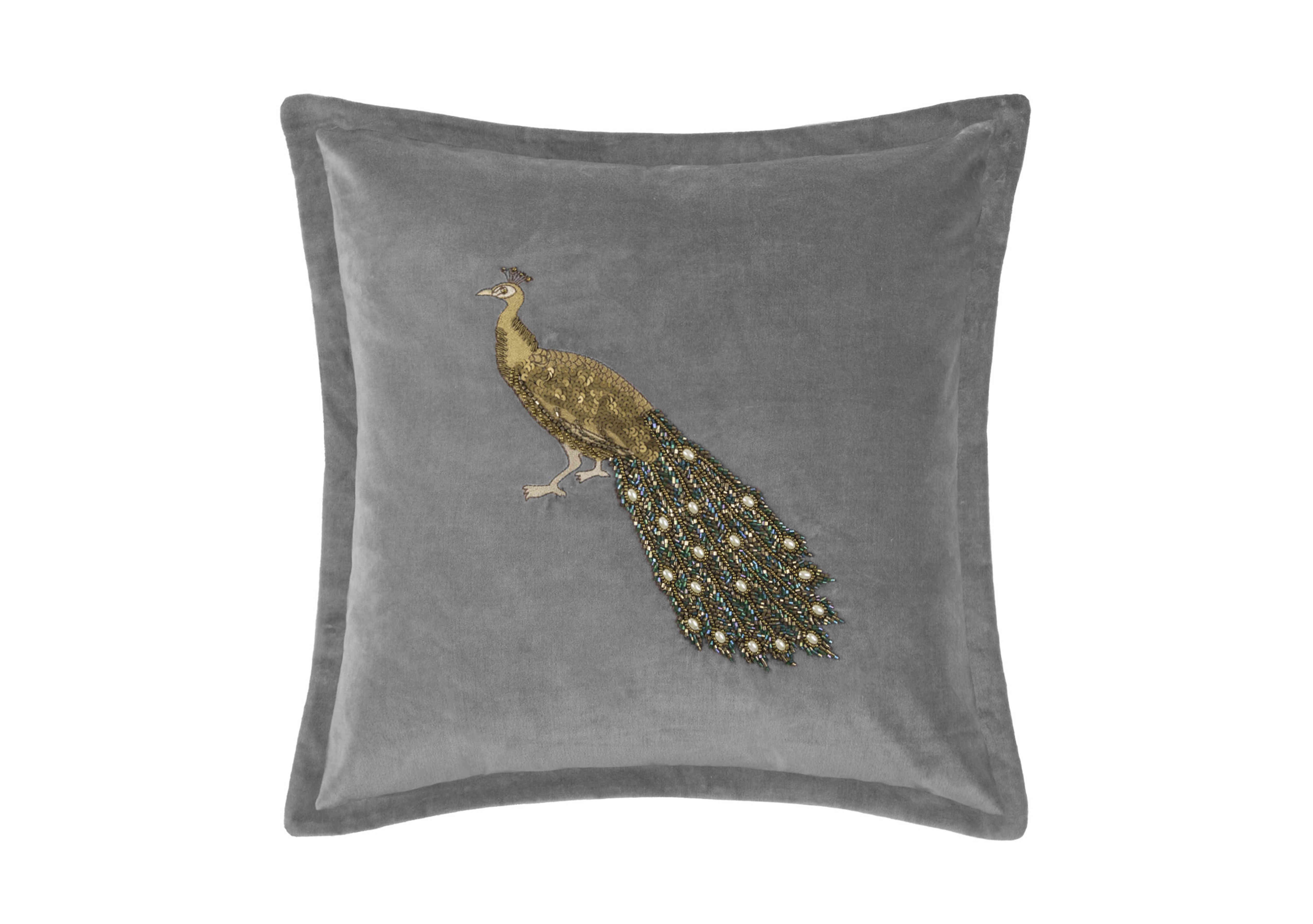 Mayura Cushion in Steel on Furniture Village