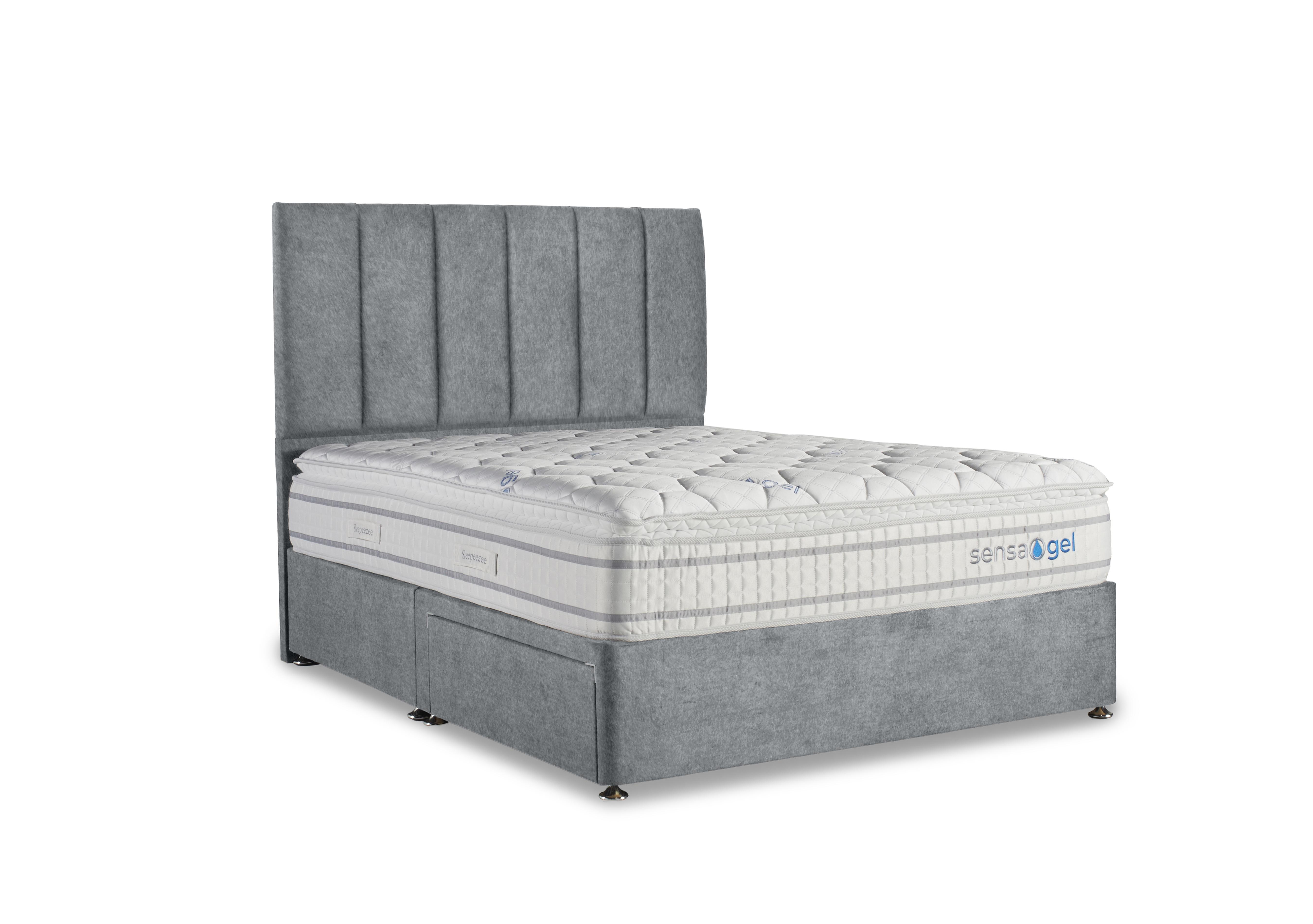 SensaGel 4000 Divan Set in Joshua Ash on Furniture Village