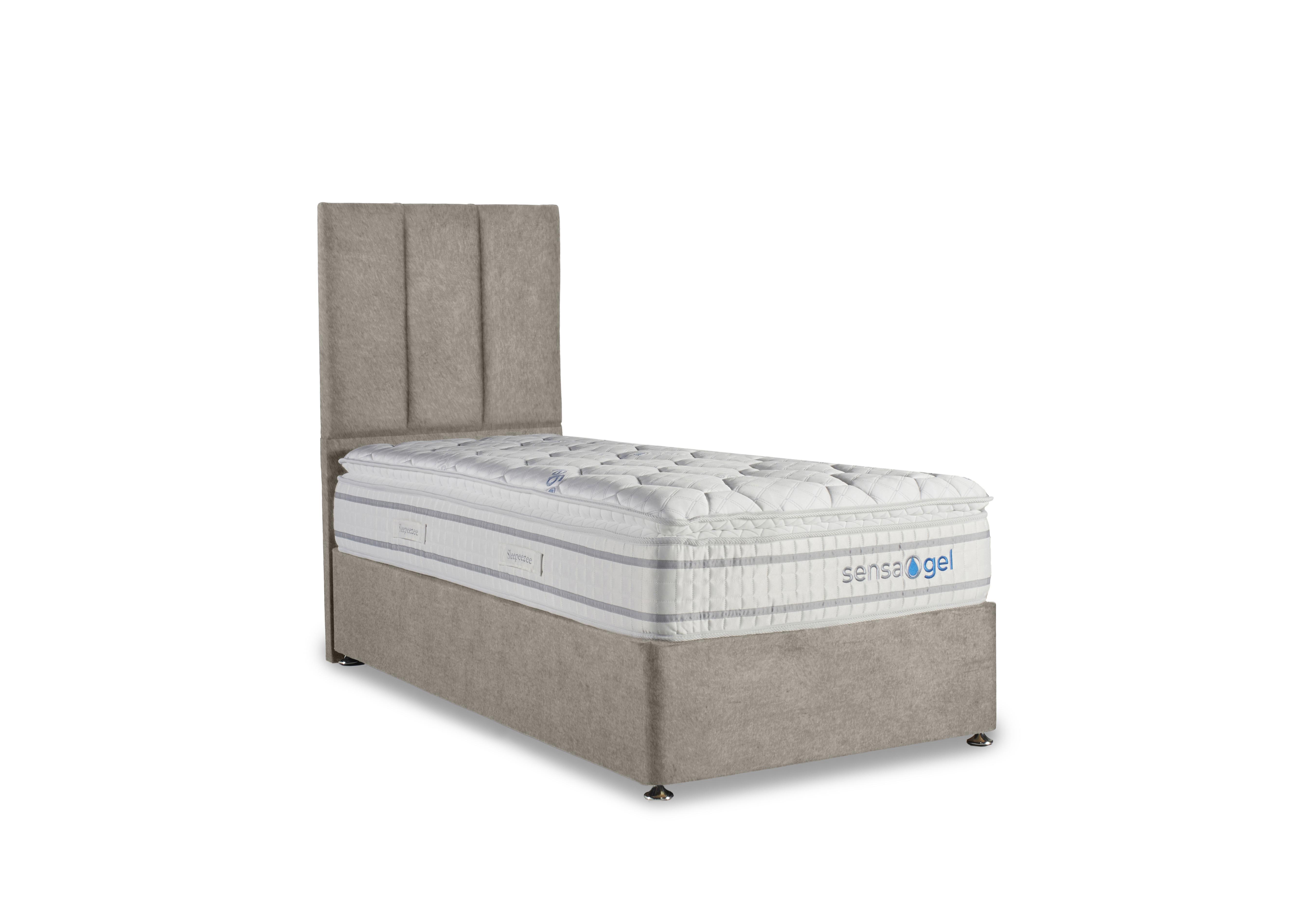 SensaGel 4000 Divan Set in Joshua Latte on Furniture Village