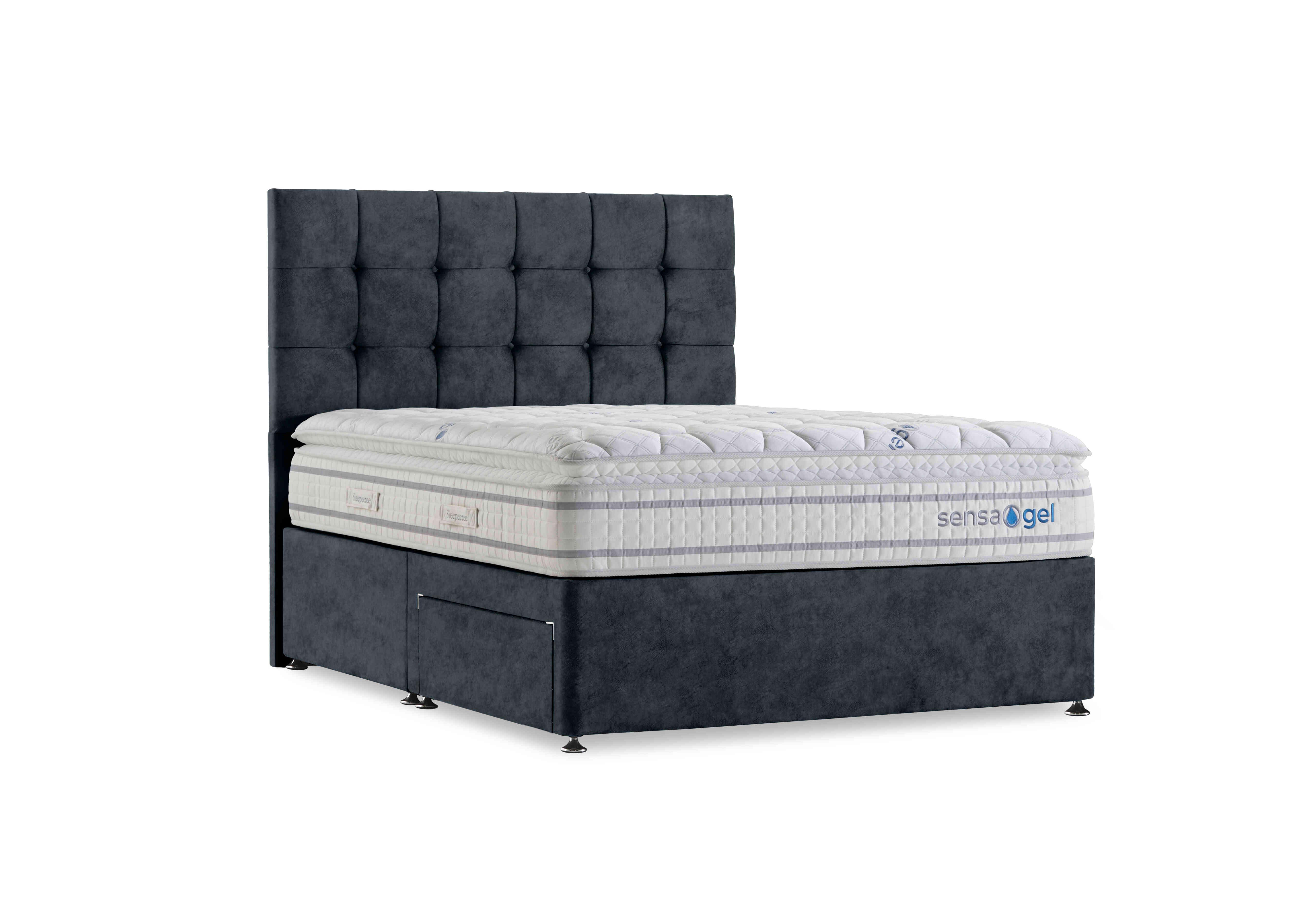 SensaGel 6000 Divan Set in Daytona Ocean on Furniture Village