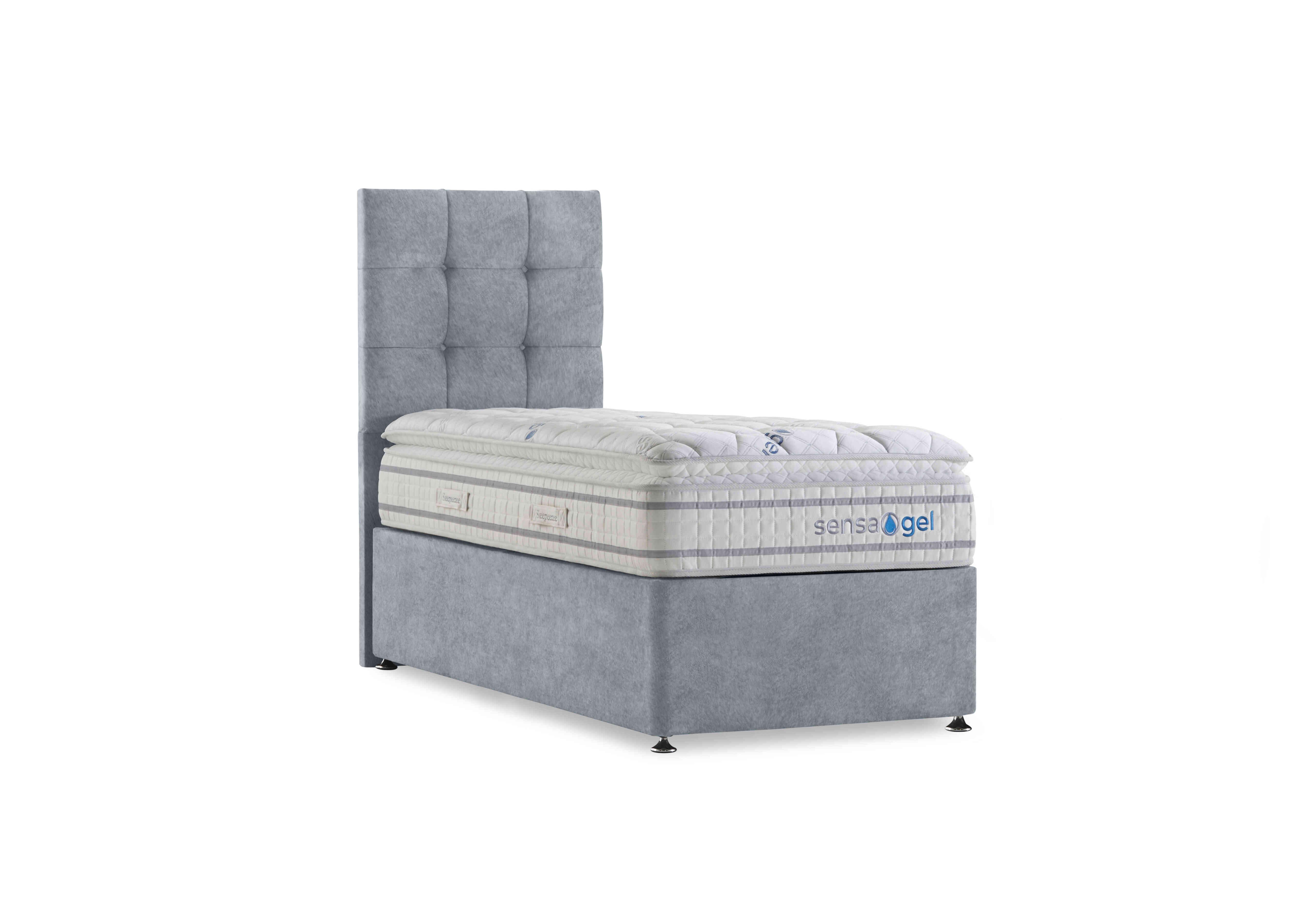 SensaGel 6000 Divan Set in Joshua Blue on Furniture Village