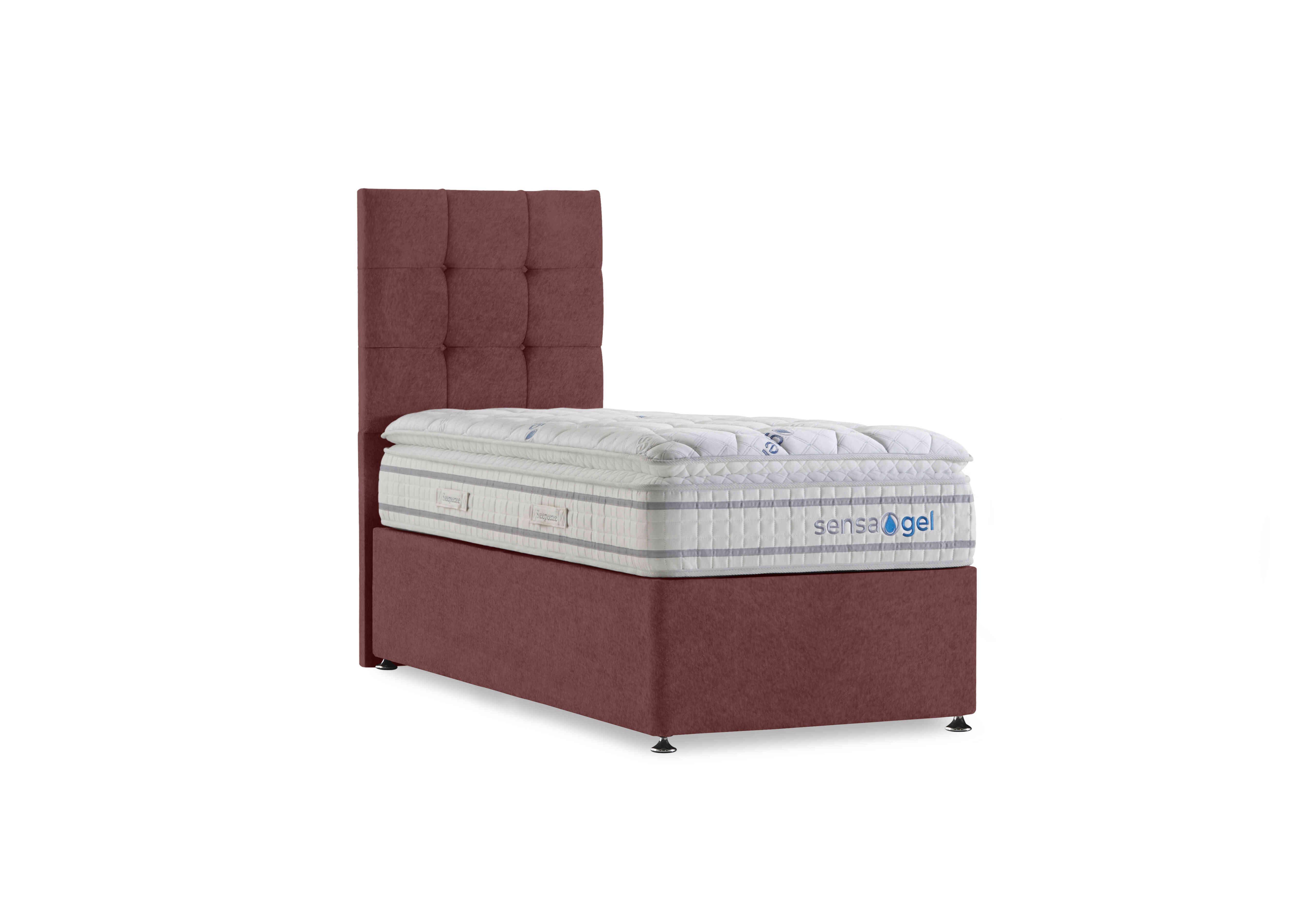 SensaGel 6000 Divan Set in Tweed Rose on Furniture Village