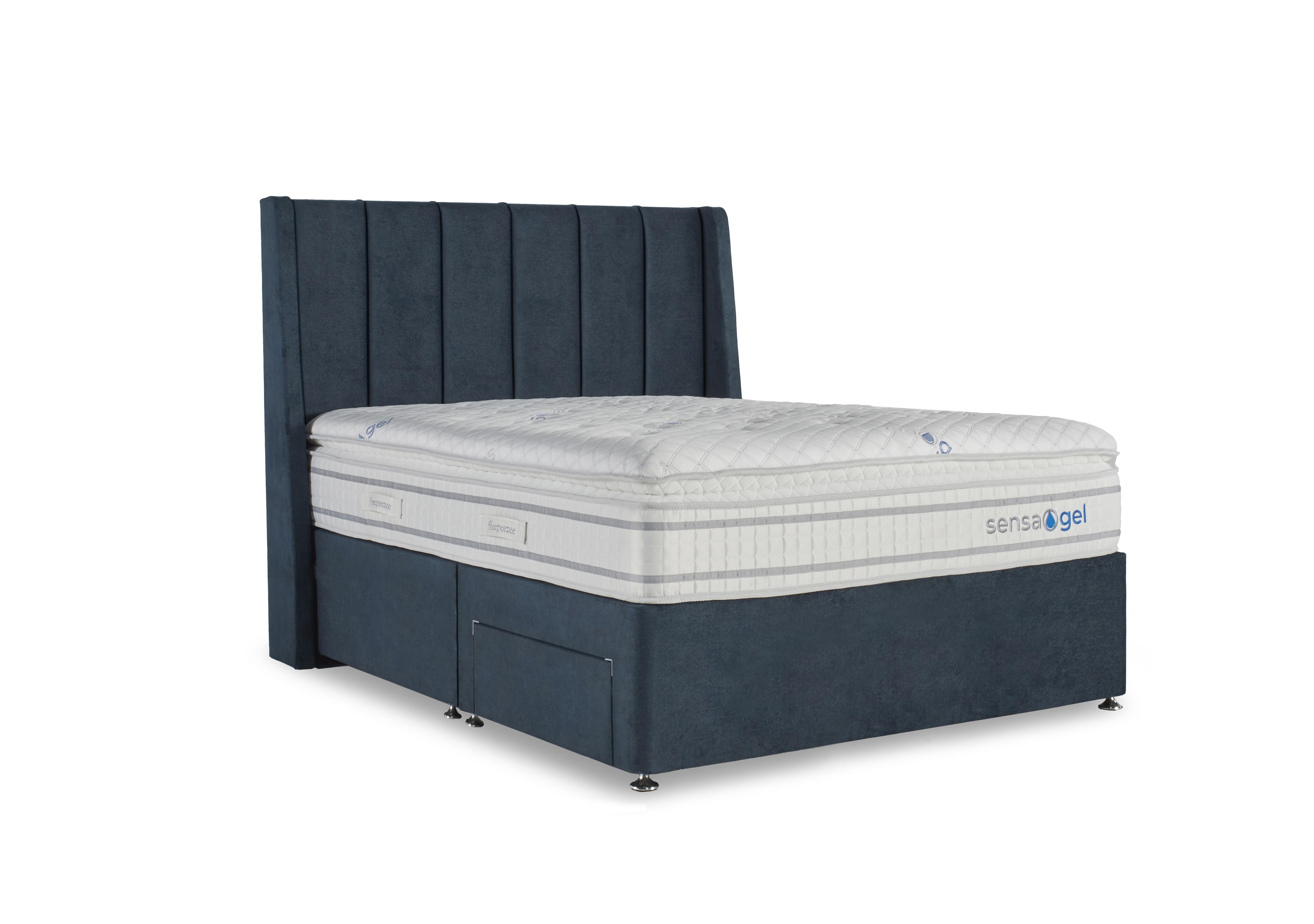 SensaGel 9000 Divan Set in Daytona Ocean on Furniture Village