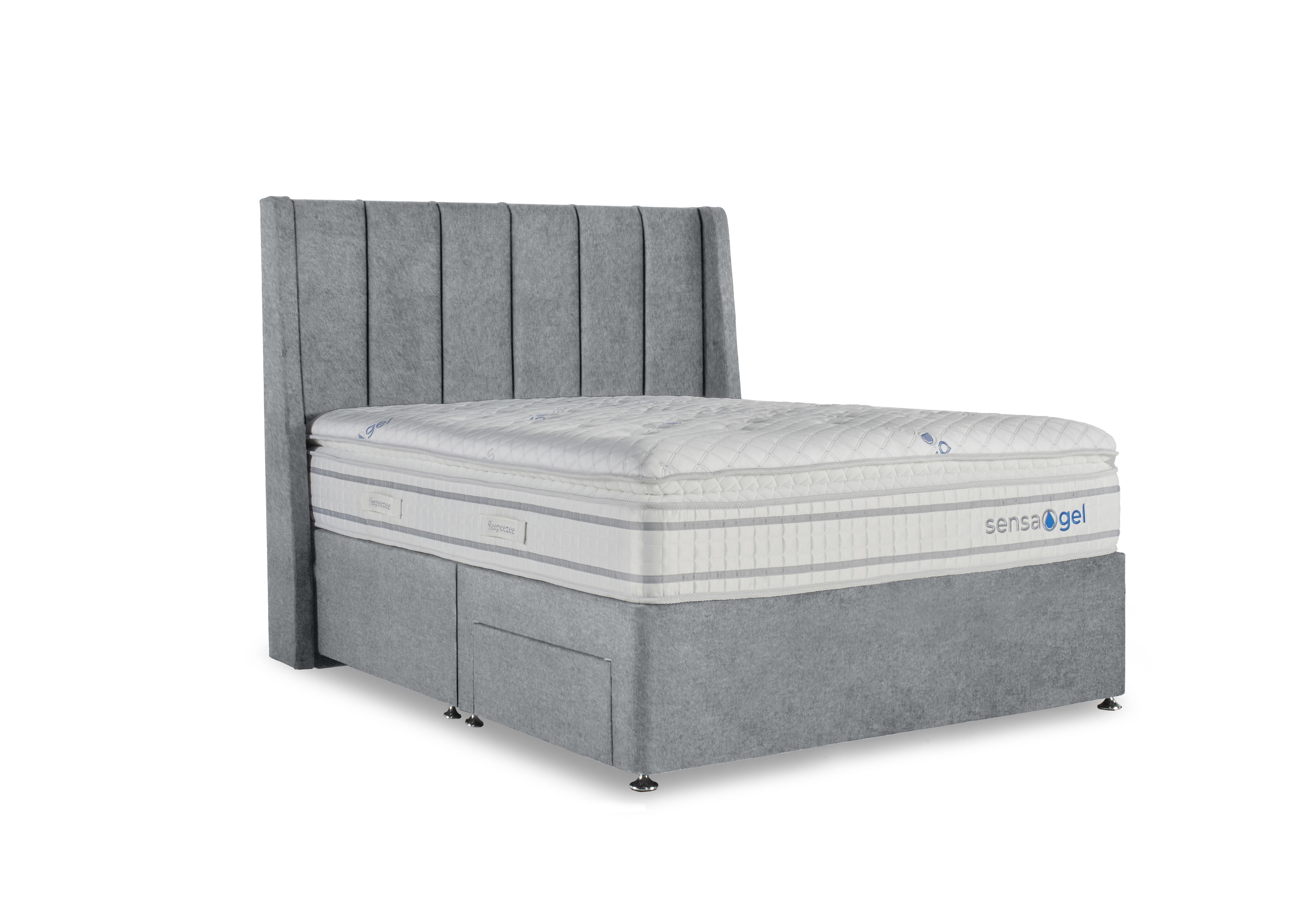 SensaGel 9000 Divan Set in Joshua Ash on Furniture Village