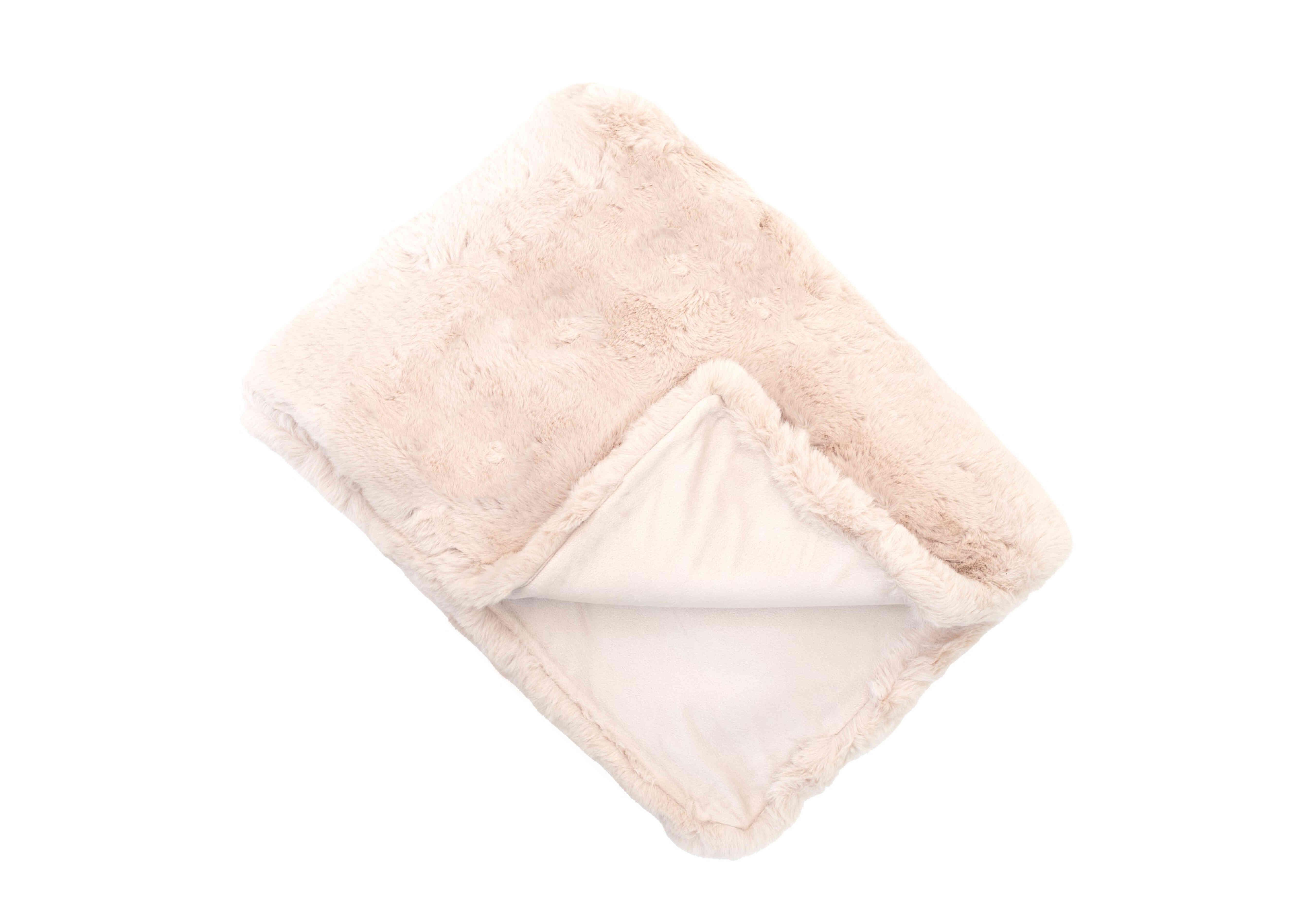 Rapture Throw in White on Furniture Village