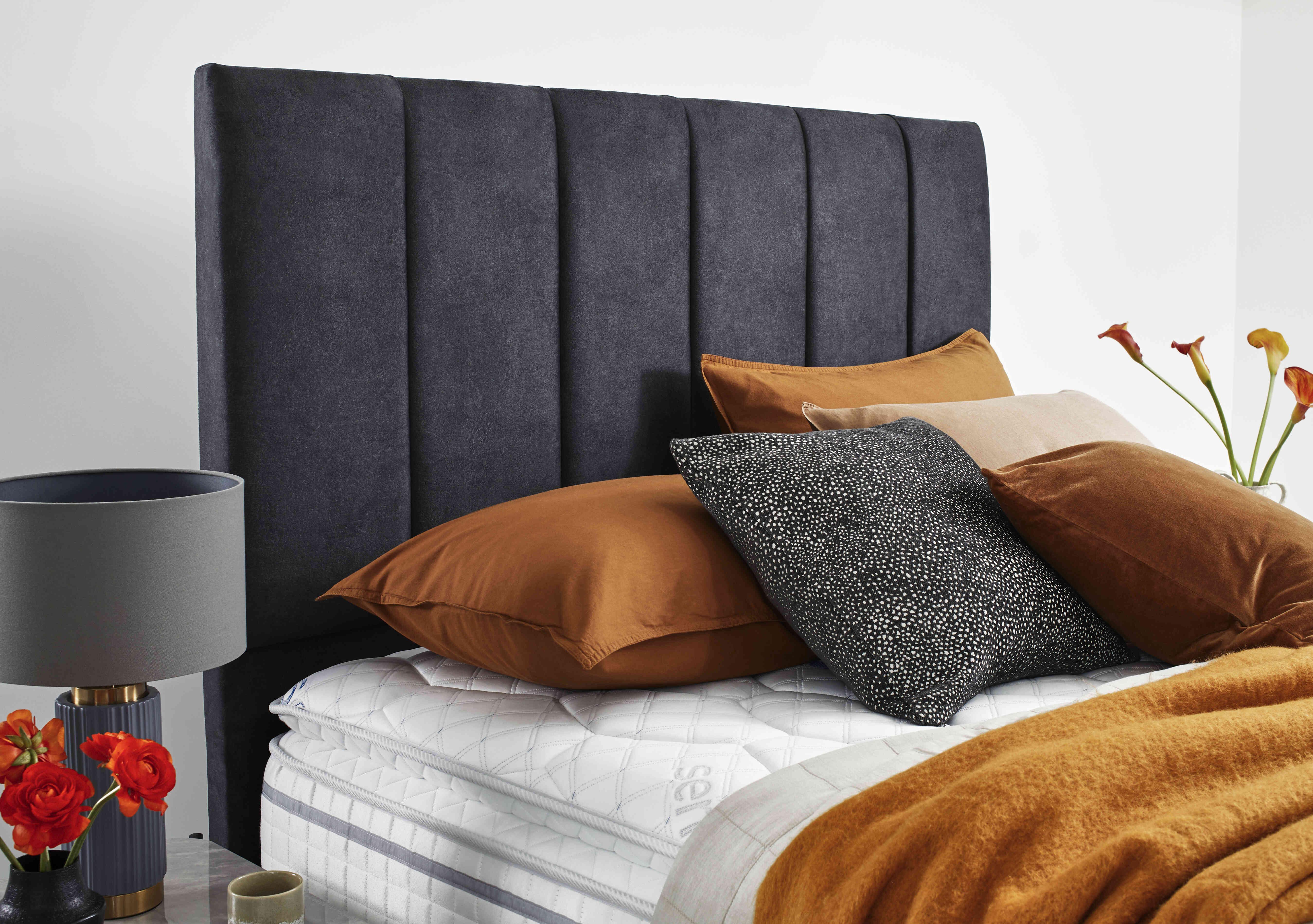 Spire Floor Standing Headboard in  on Furniture Village