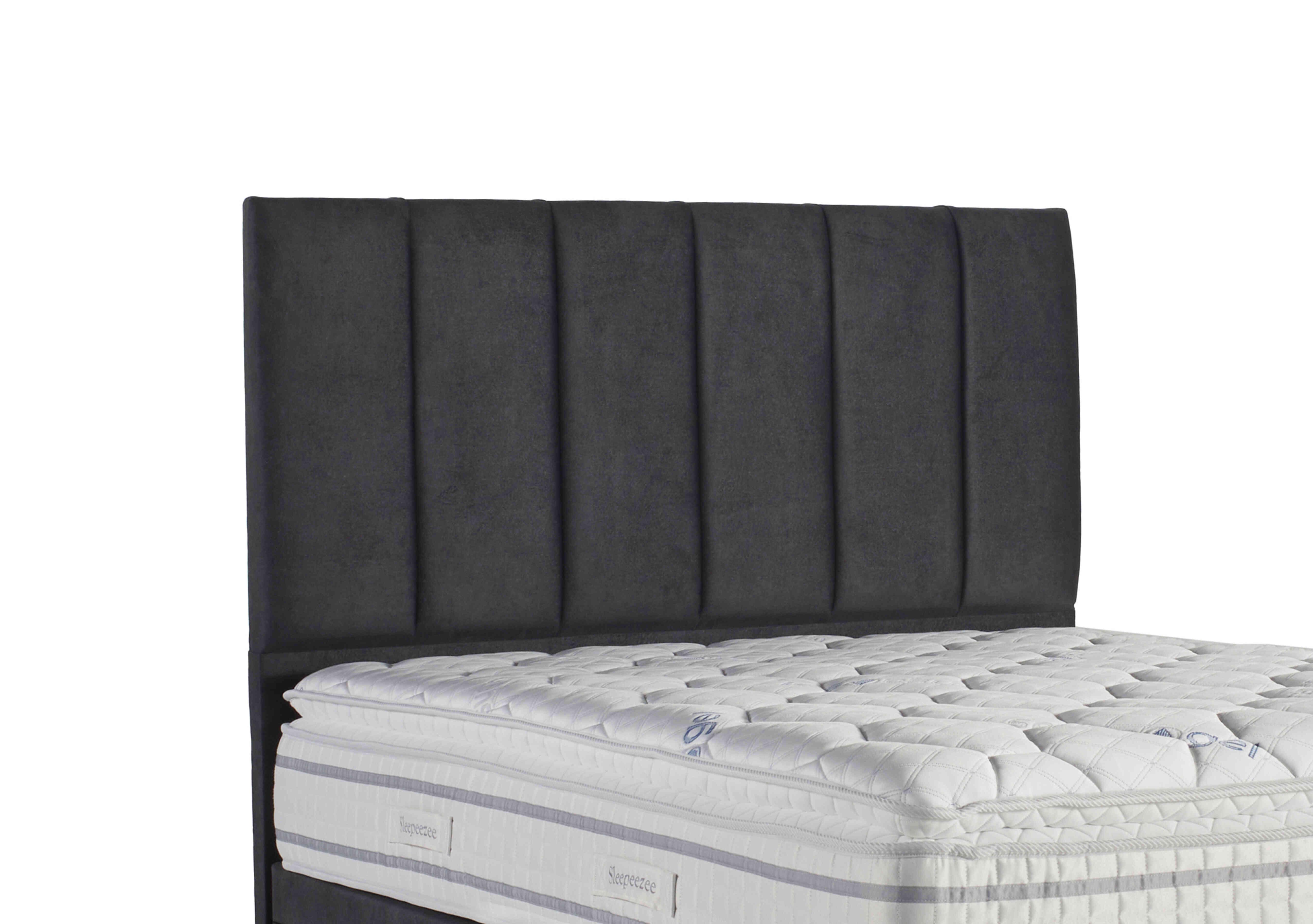 Spire Floor Standing Headboard in Daytona Coal on Furniture Village