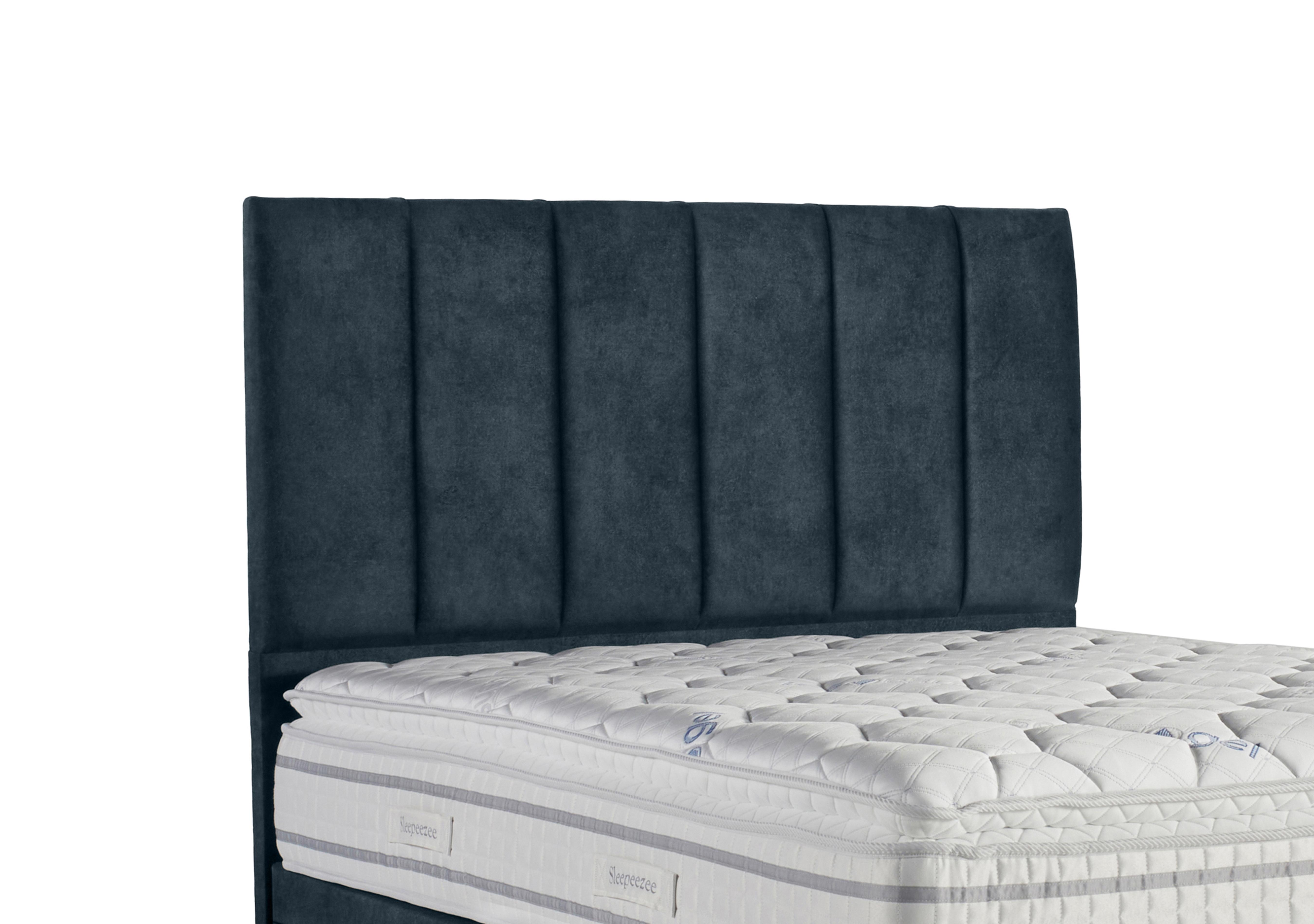 Spire Floor Standing Headboard in Daytona Ocean on Furniture Village
