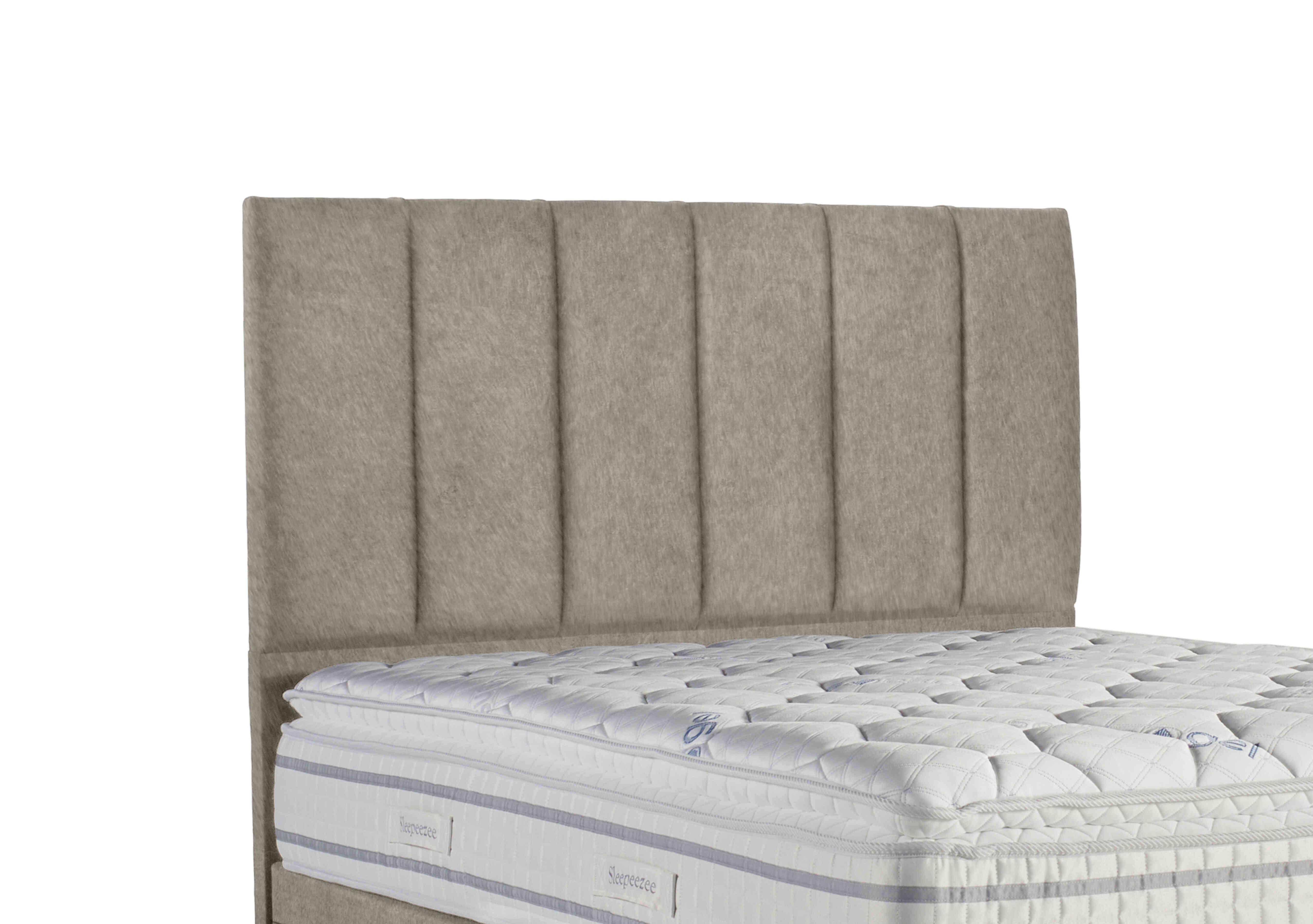 Spire Floor Standing Headboard in Joshua Latte on Furniture Village