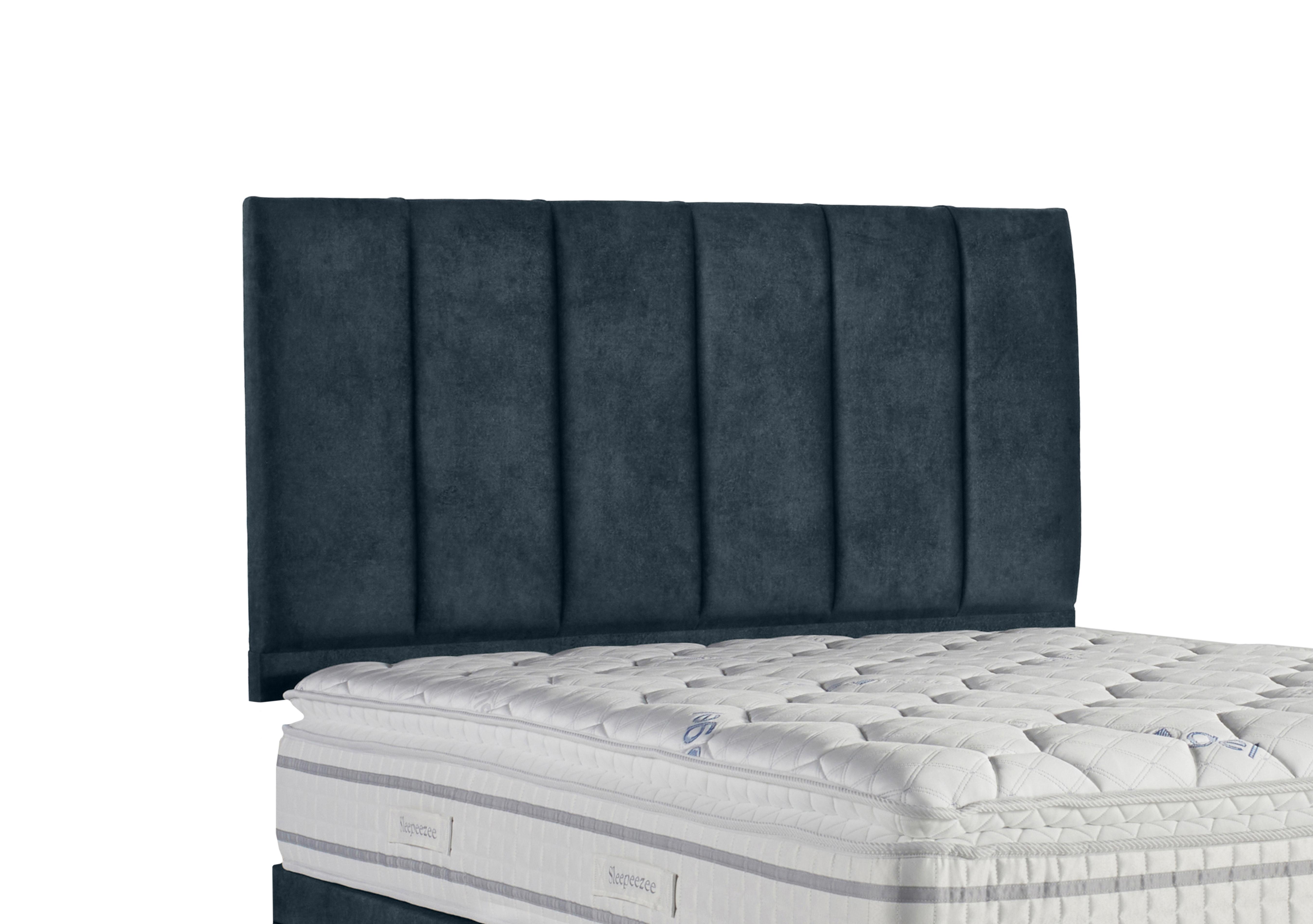 Spire Strutted Headboard in Daytona Ocean on Furniture Village