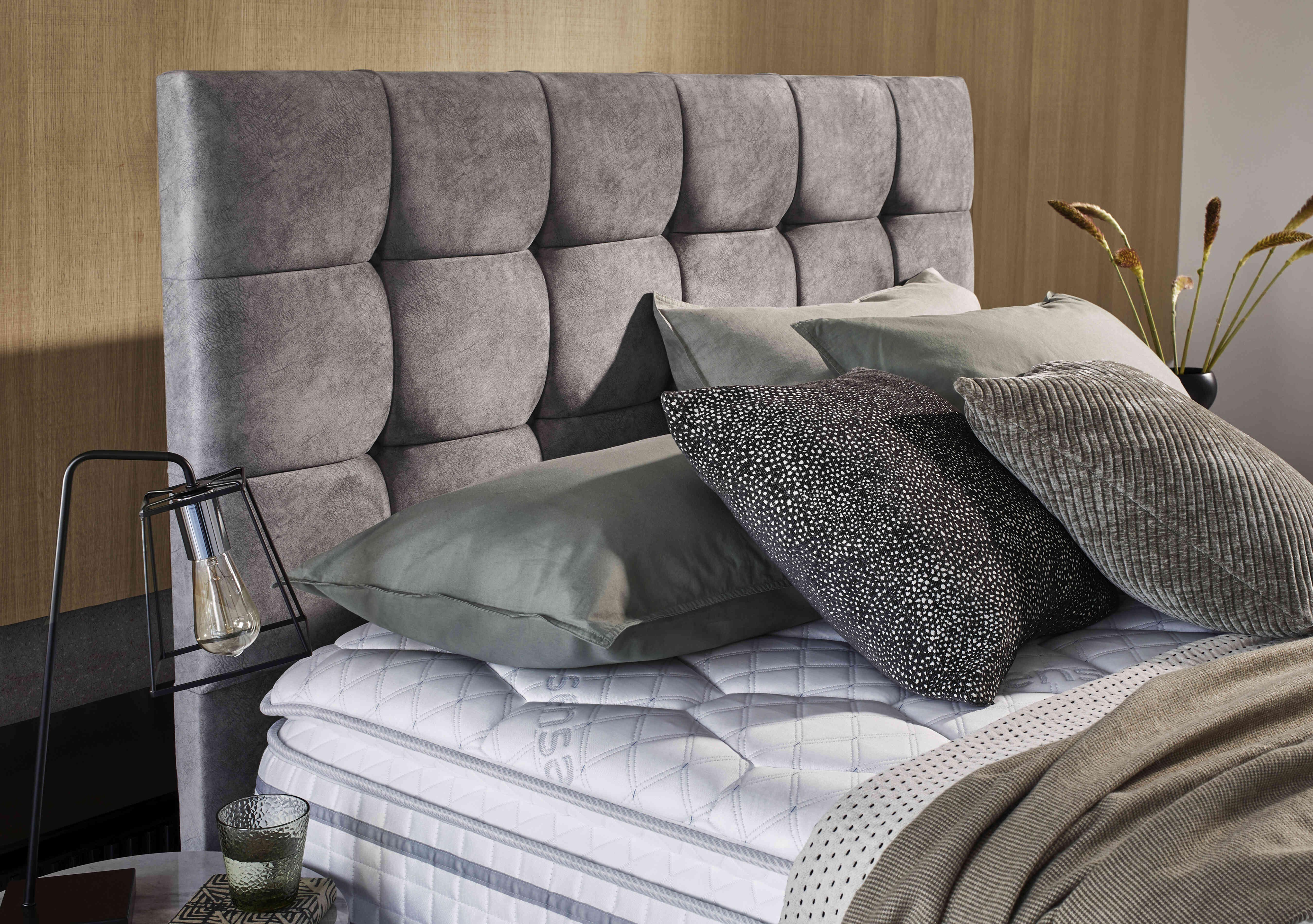Apex Floor Standing Headboard in  on Furniture Village
