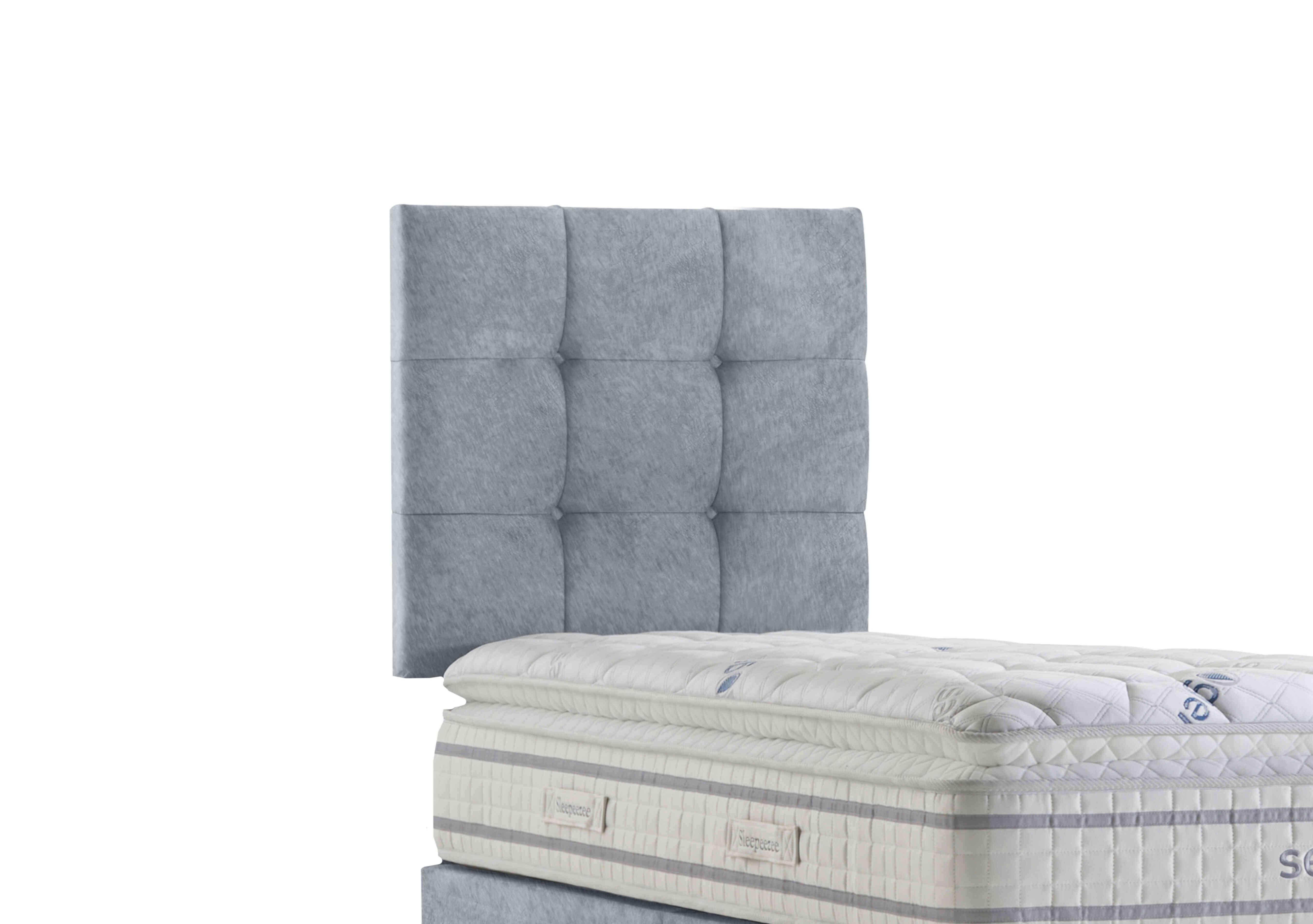 Apex Strutted Headboard in Joshua Blue on Furniture Village