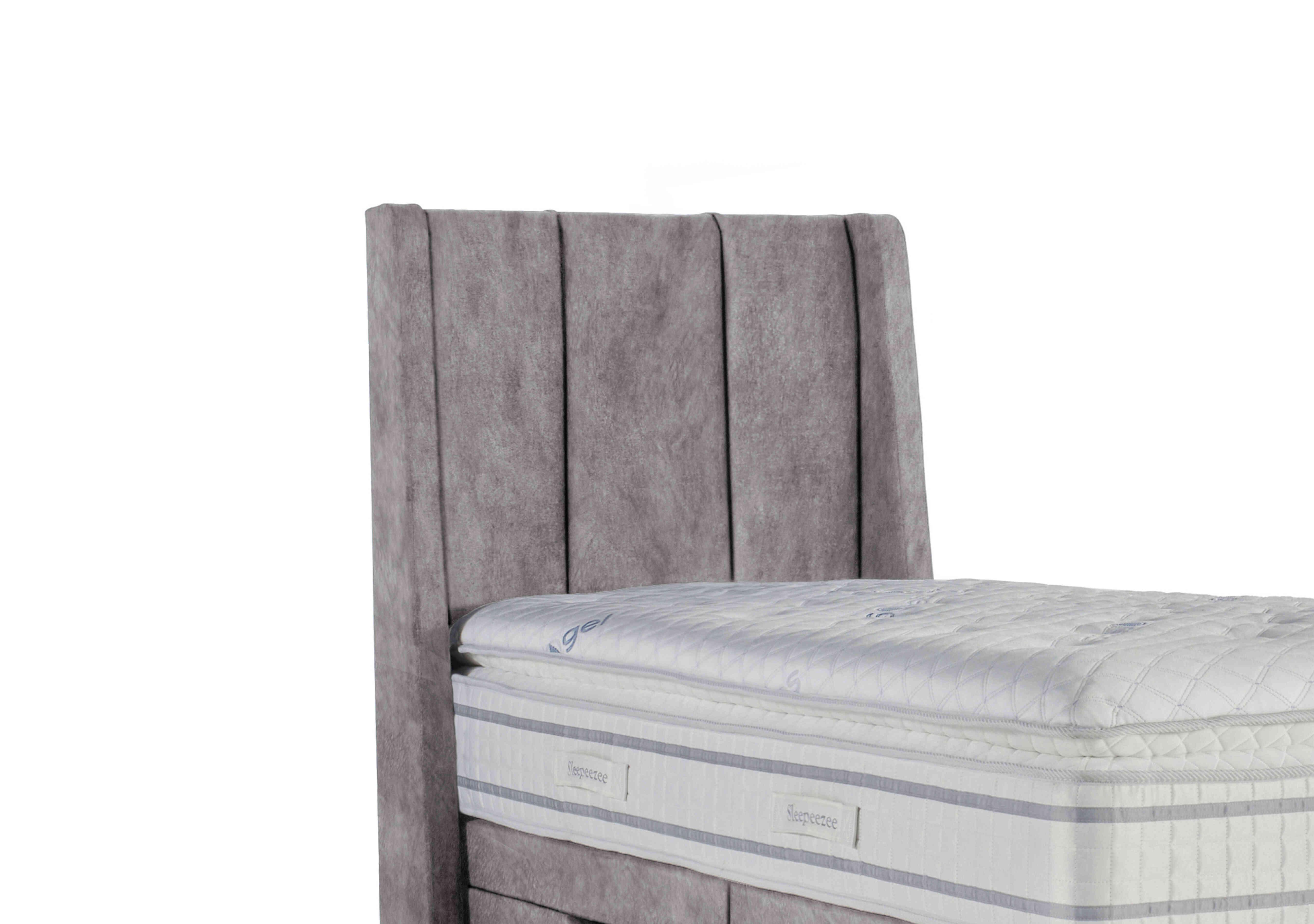 Vail Floor Standing Headboard in Dapple Silver on Furniture Village