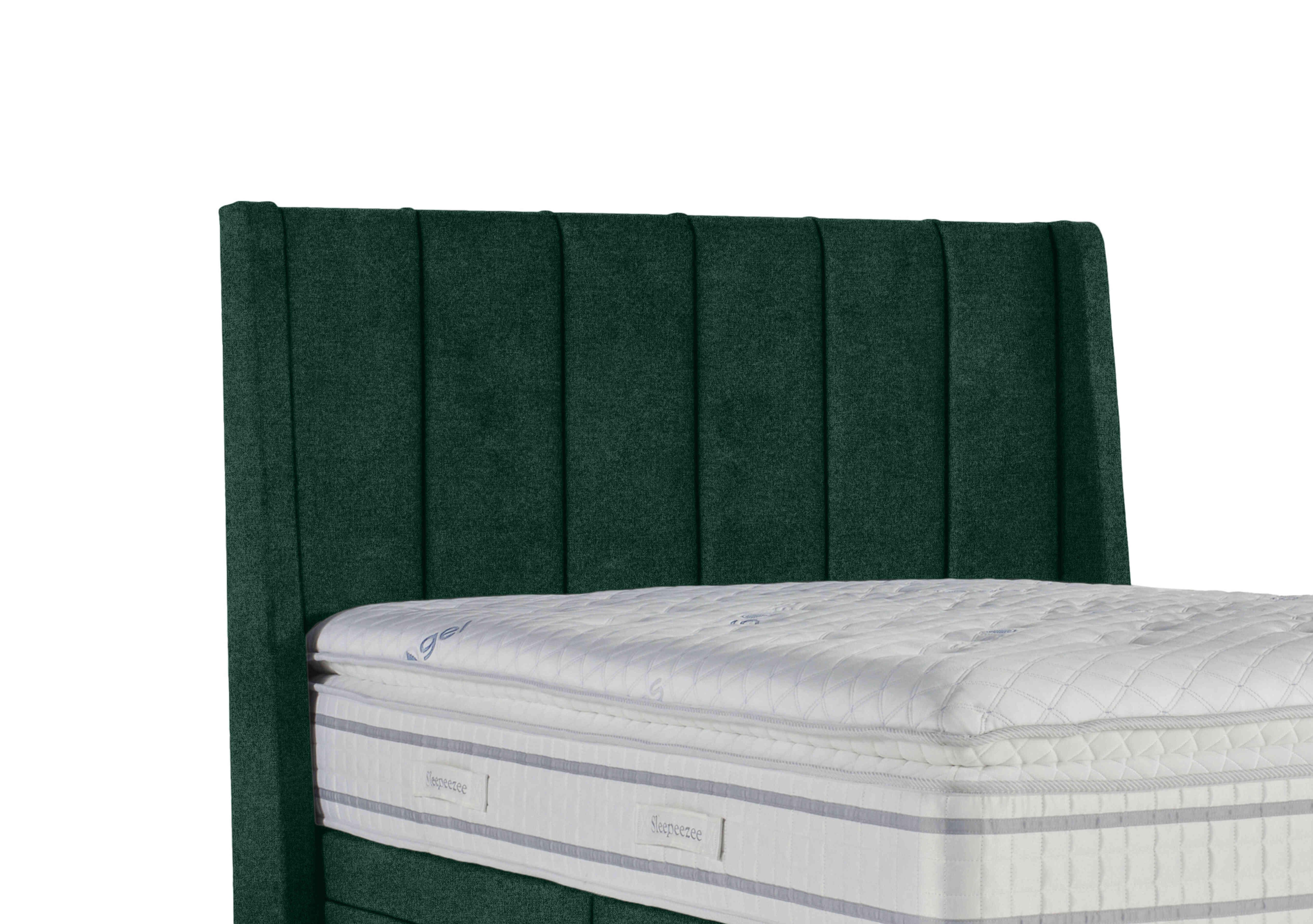 Vail Floor Standing Headboard in Queens Green on Furniture Village