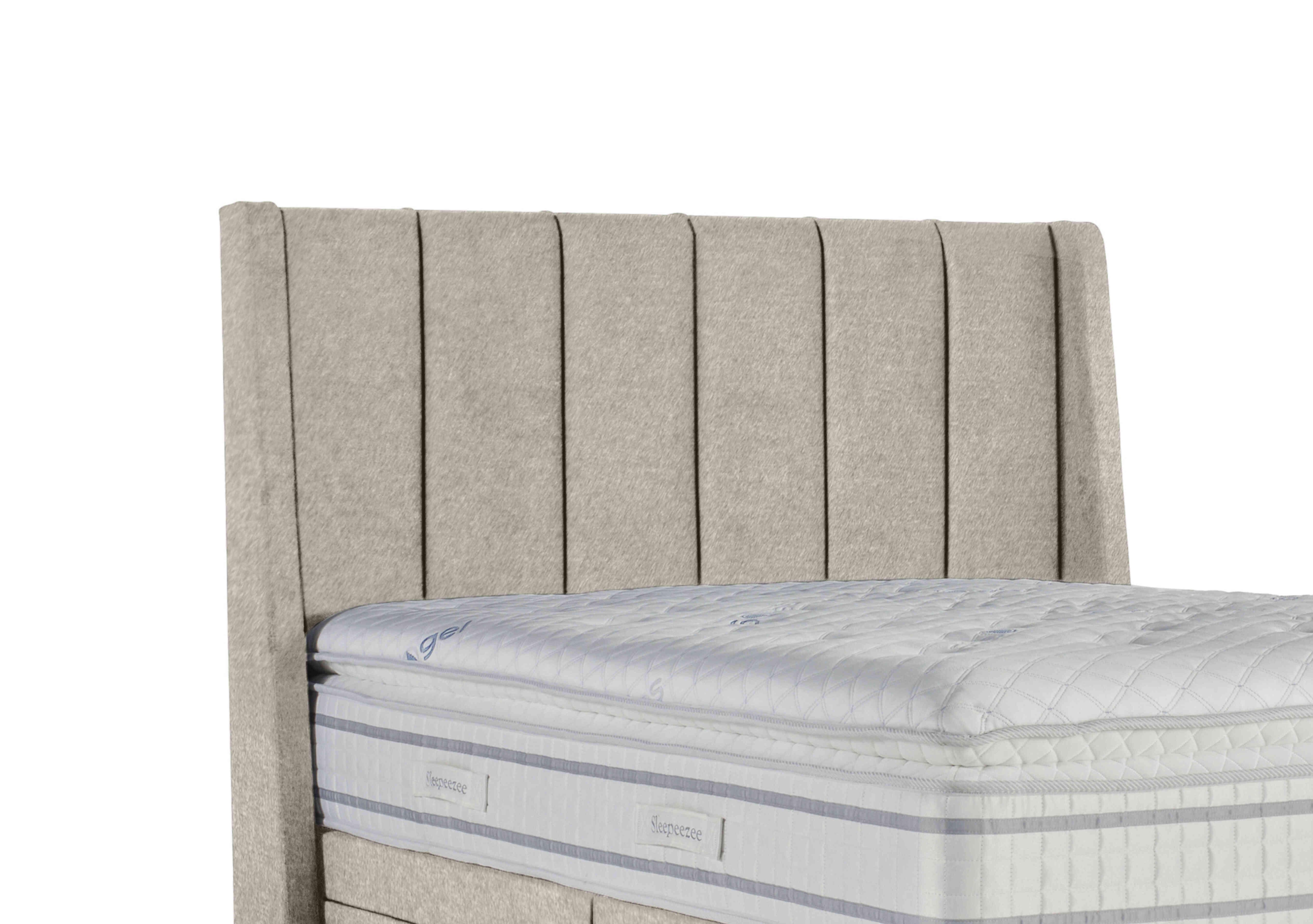 Vail Floor Standing Headboard in Tweed 900 Cream on Furniture Village