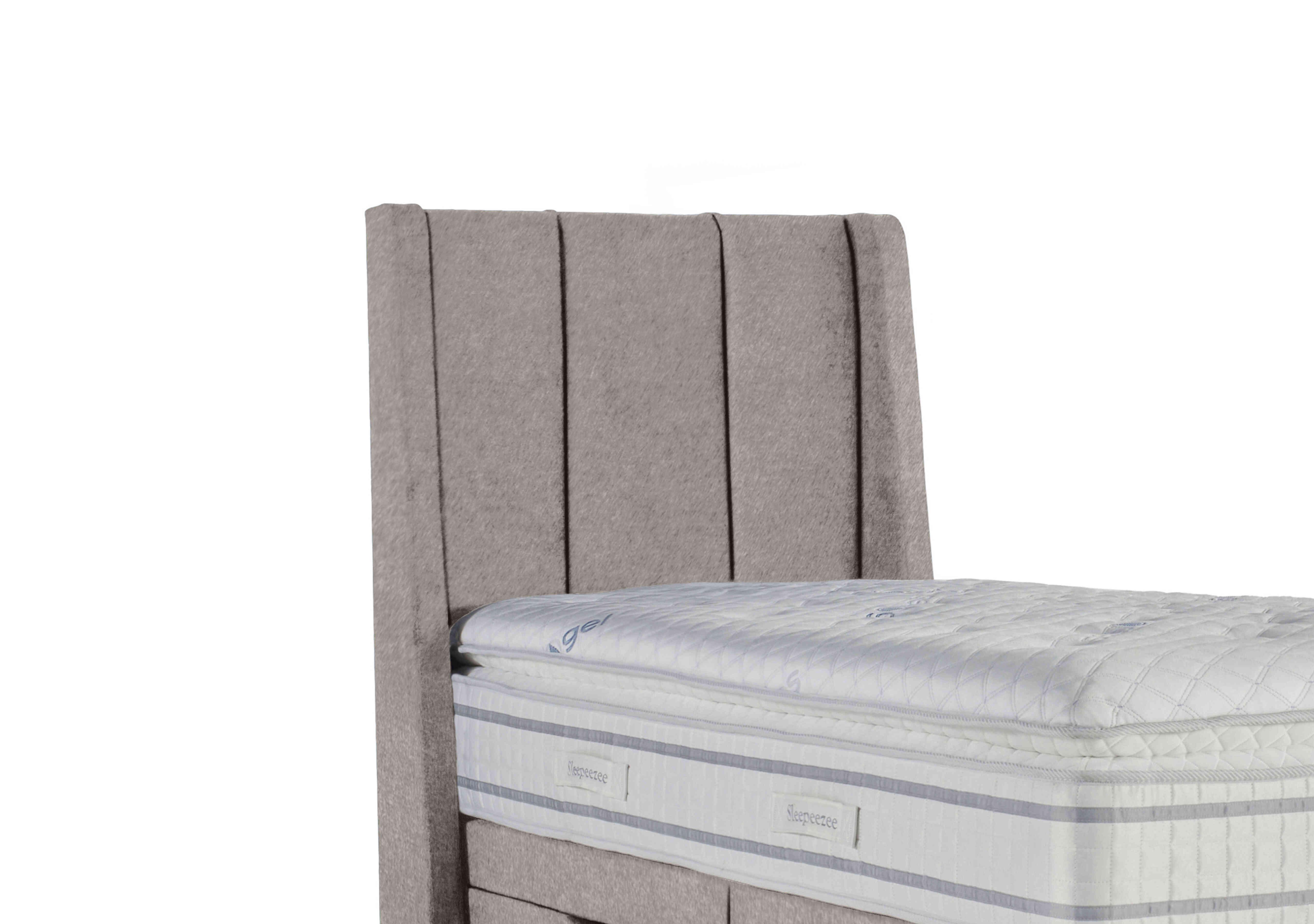 Vail Floor Standing Headboard in Tweed 901 Biscuit on Furniture Village